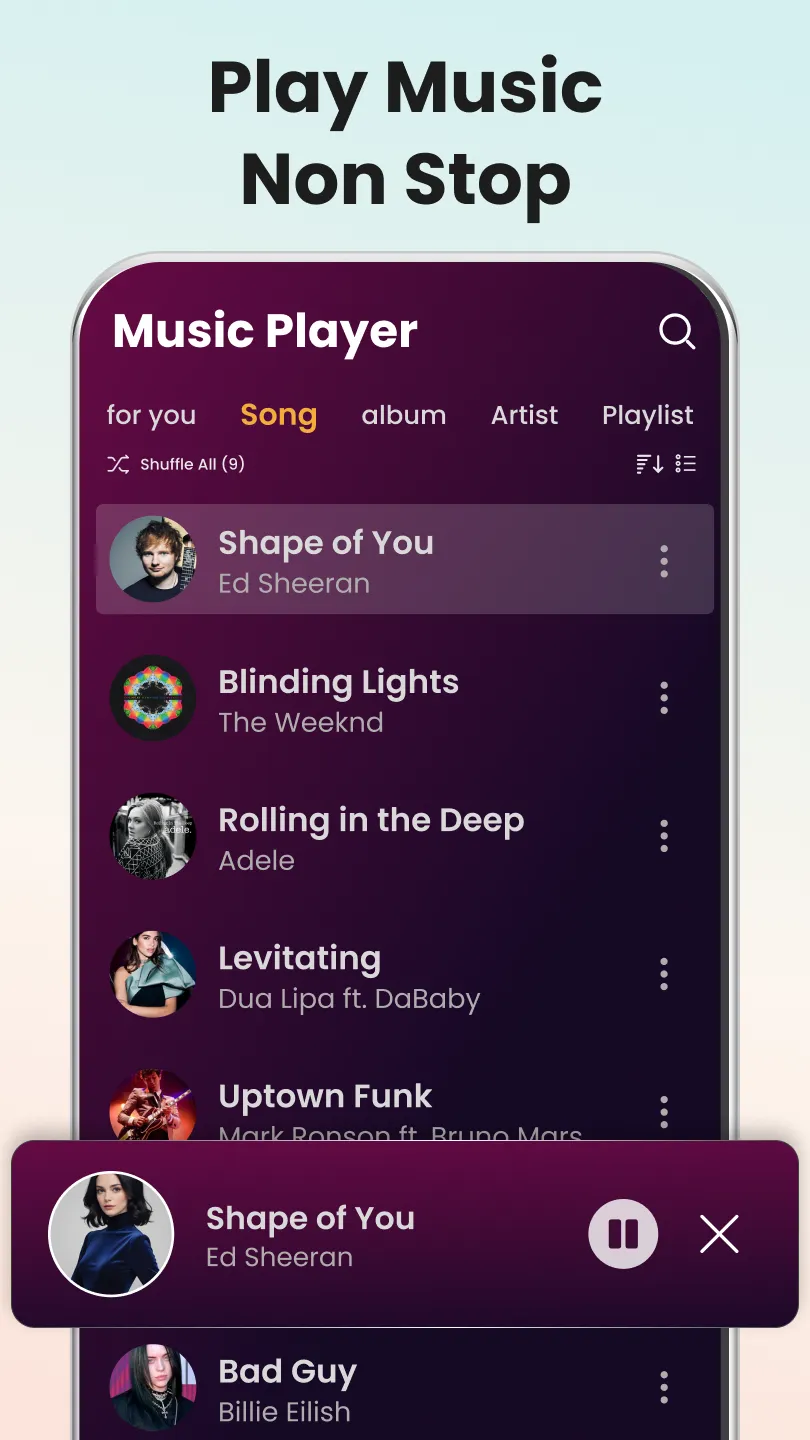 Music Player: Play MP3 Offline | Indus Appstore | Screenshot