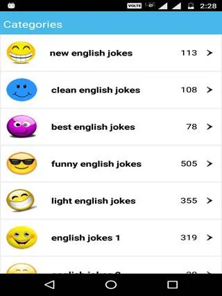 Jokes In English 1000+ | Indus Appstore | Screenshot