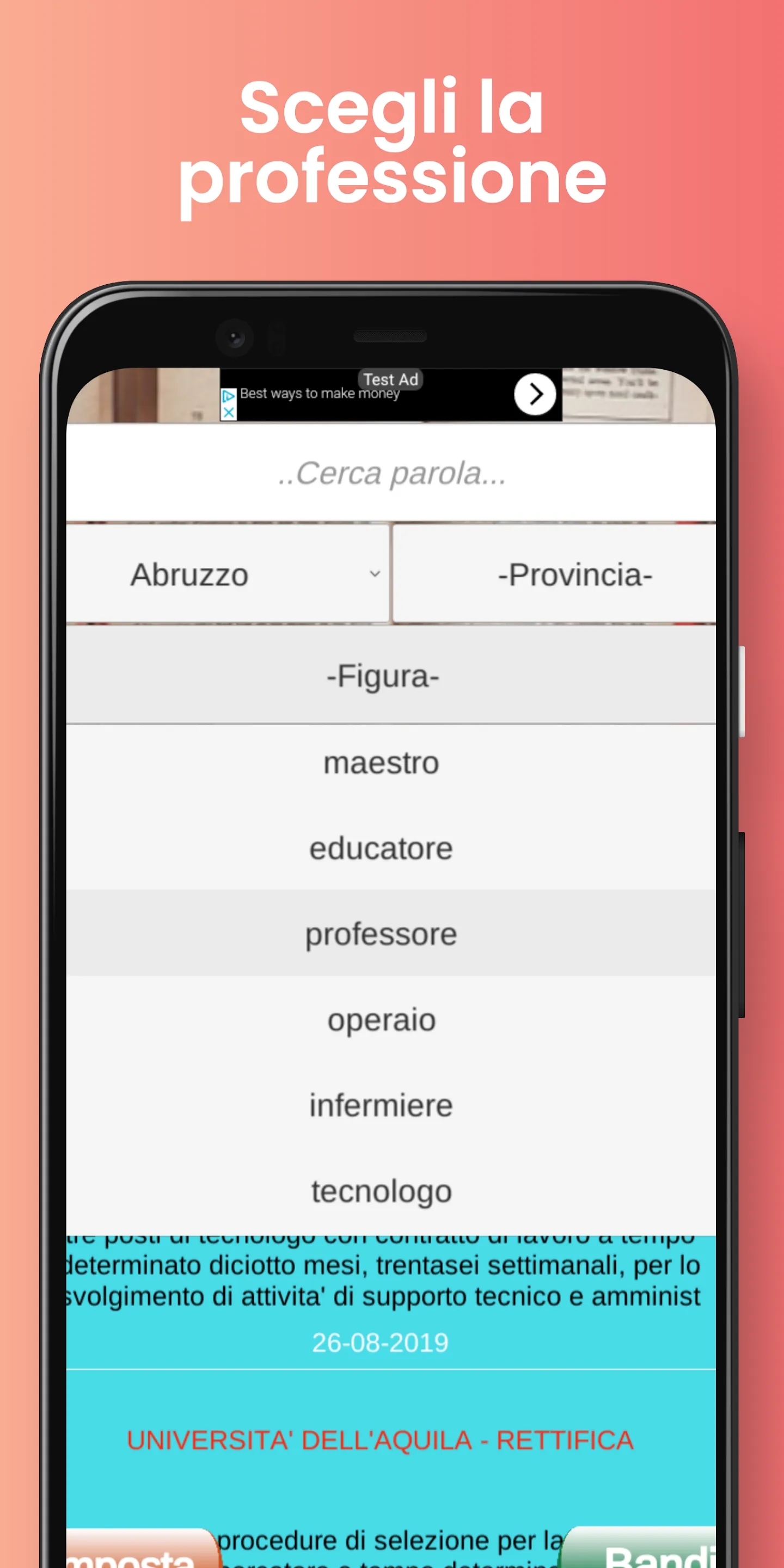 Avviso concorso-Cerca i bandi | Indus Appstore | Screenshot