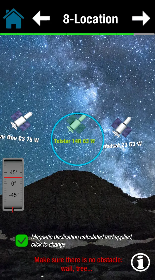 DishPointer (Satellite Finder  | Indus Appstore | Screenshot