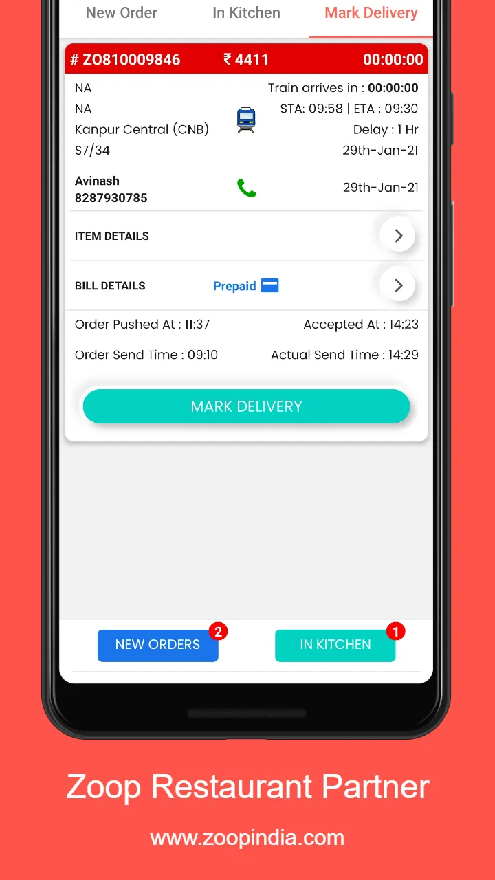 Zoop Restaurant Partner | Indus Appstore | Screenshot