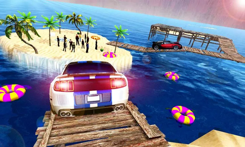 Beach Water Surfer Car Stunt | Indus Appstore | Screenshot