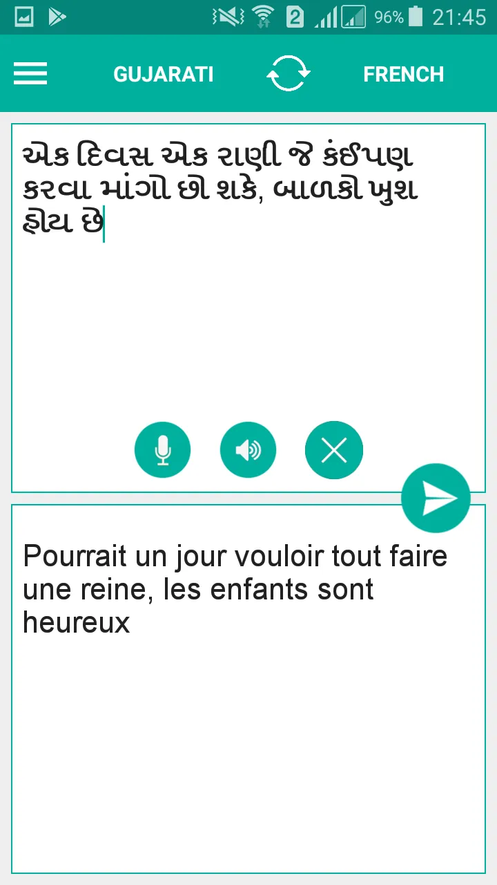 Gujarati French Translator | Indus Appstore | Screenshot