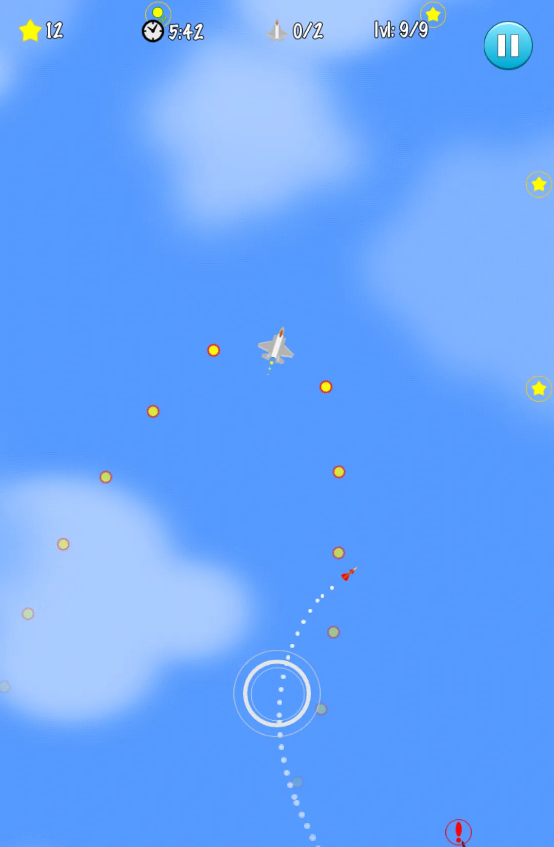 Clumsy Missiles | Indus Appstore | Screenshot