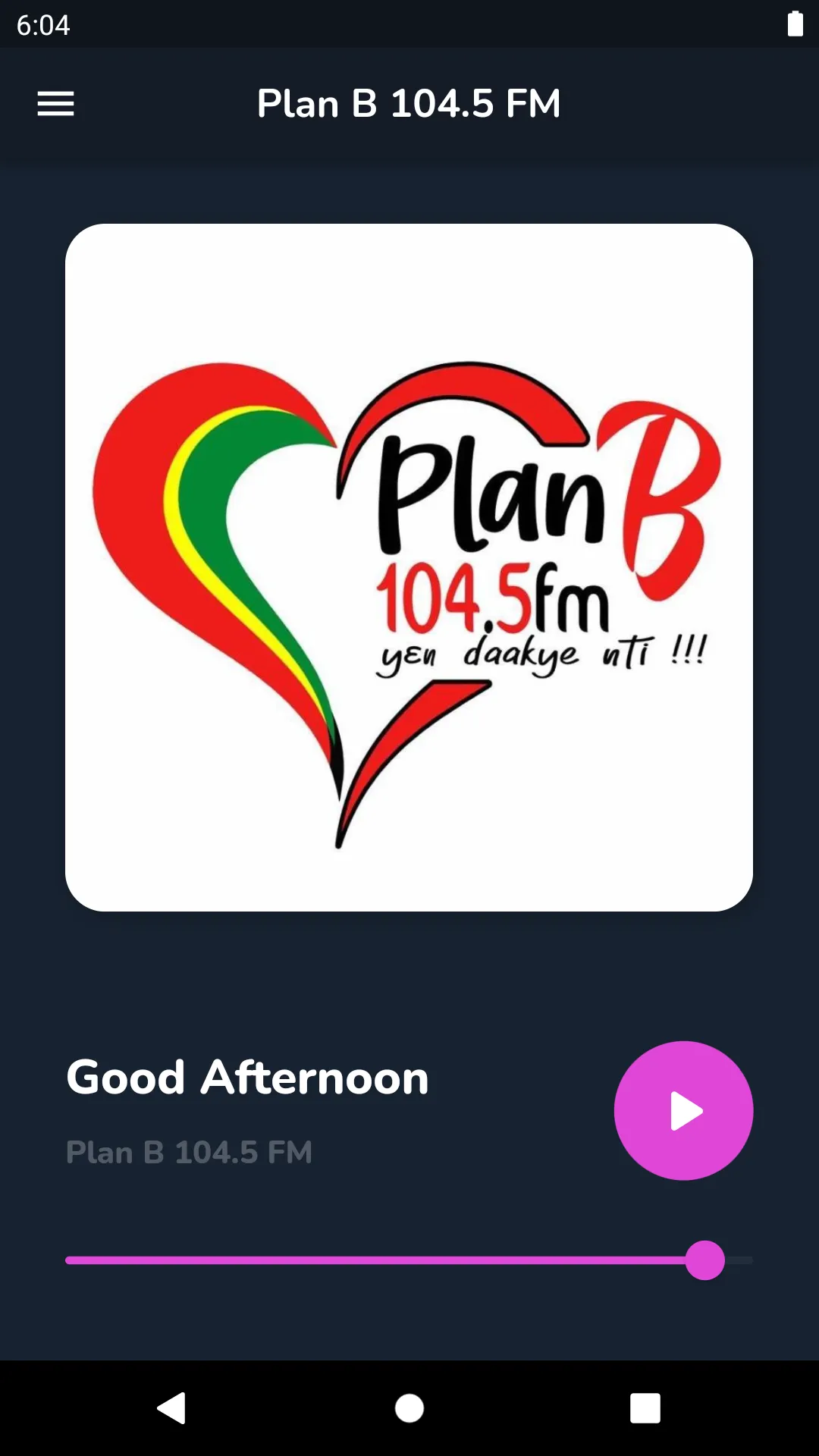 Plan B 104.5 FM | Indus Appstore | Screenshot