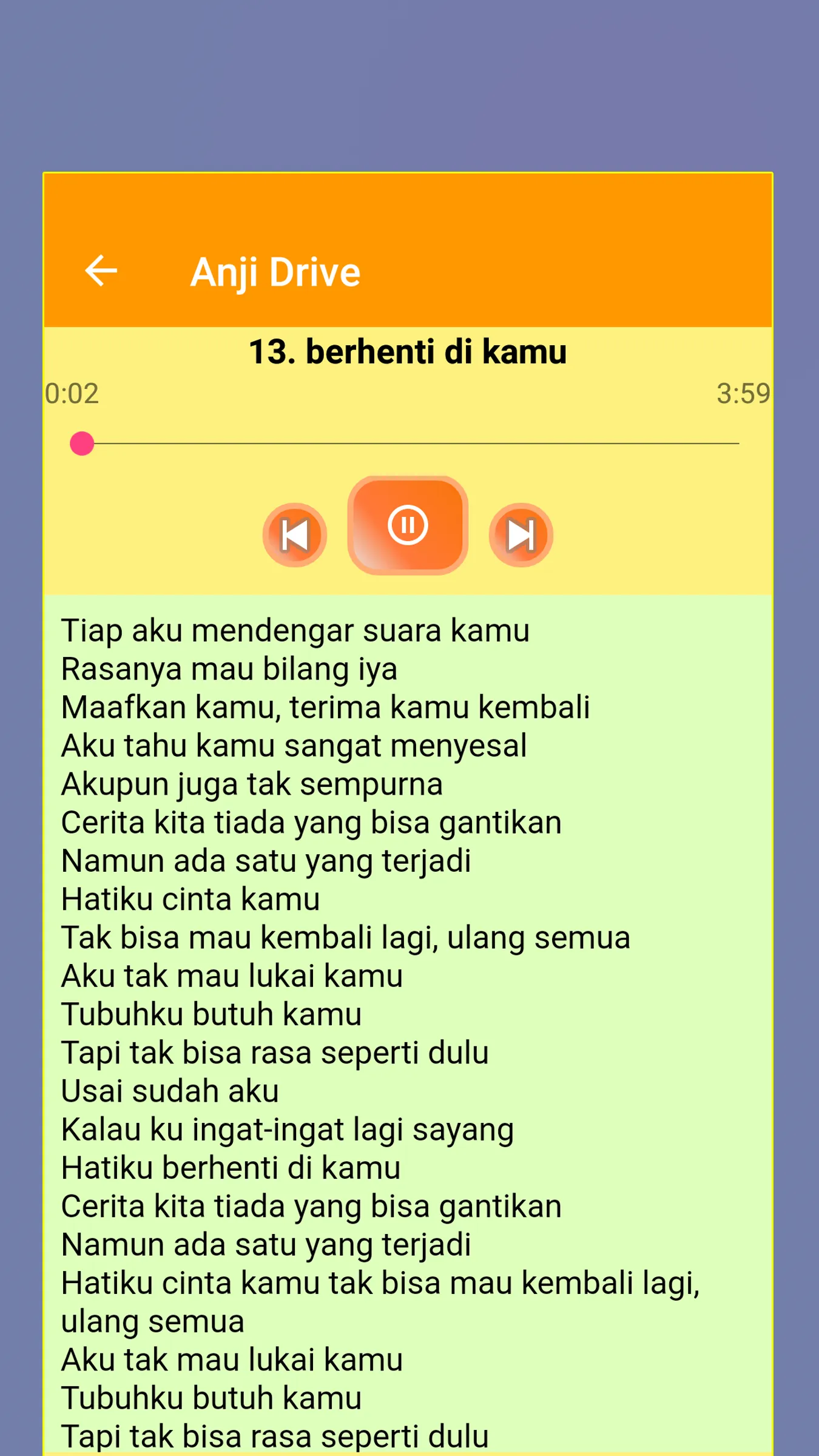 Kumpulan Anji plus lirik | Indus Appstore | Screenshot