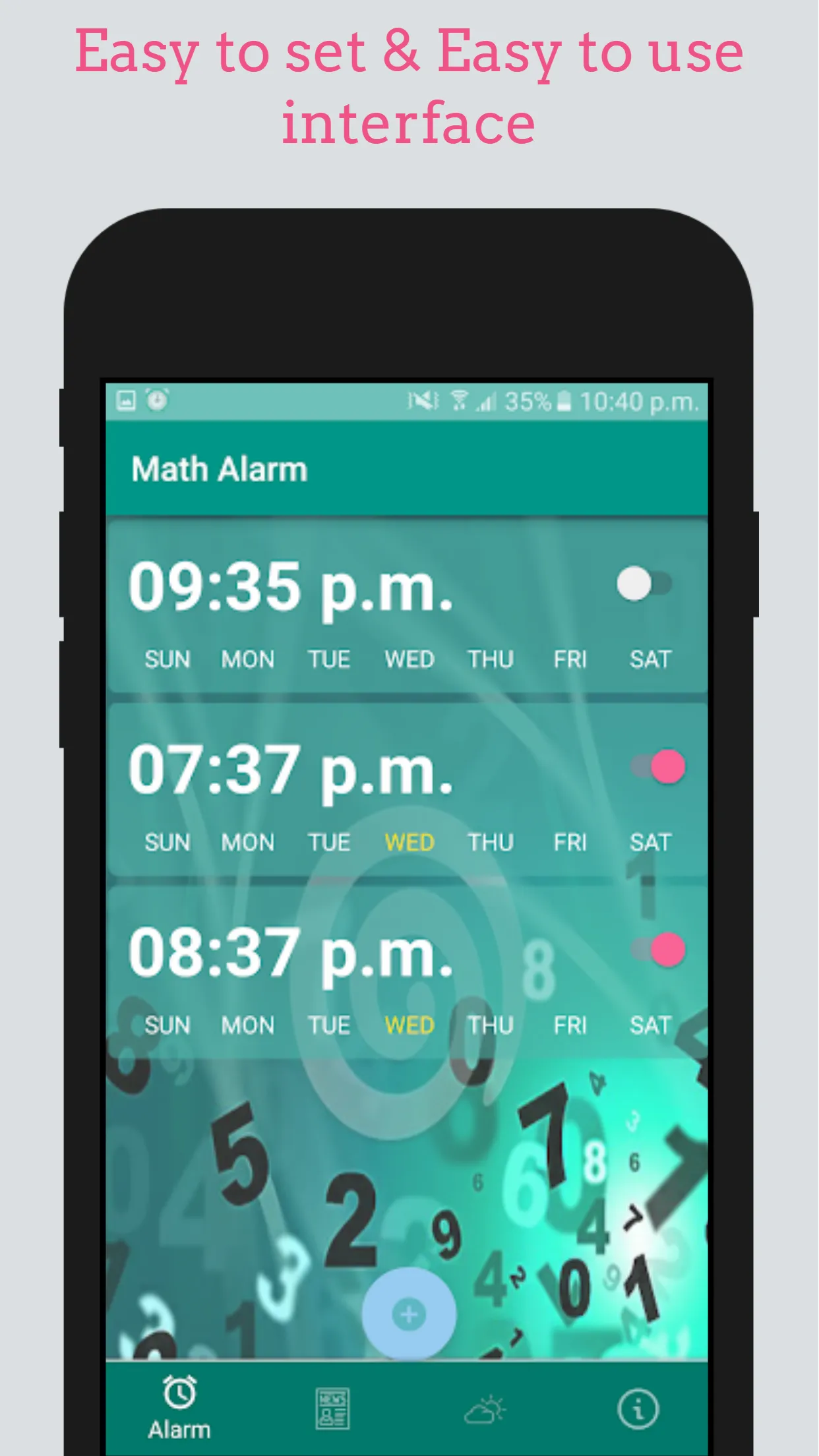 Maths Alarm (2022) | Indus Appstore | Screenshot