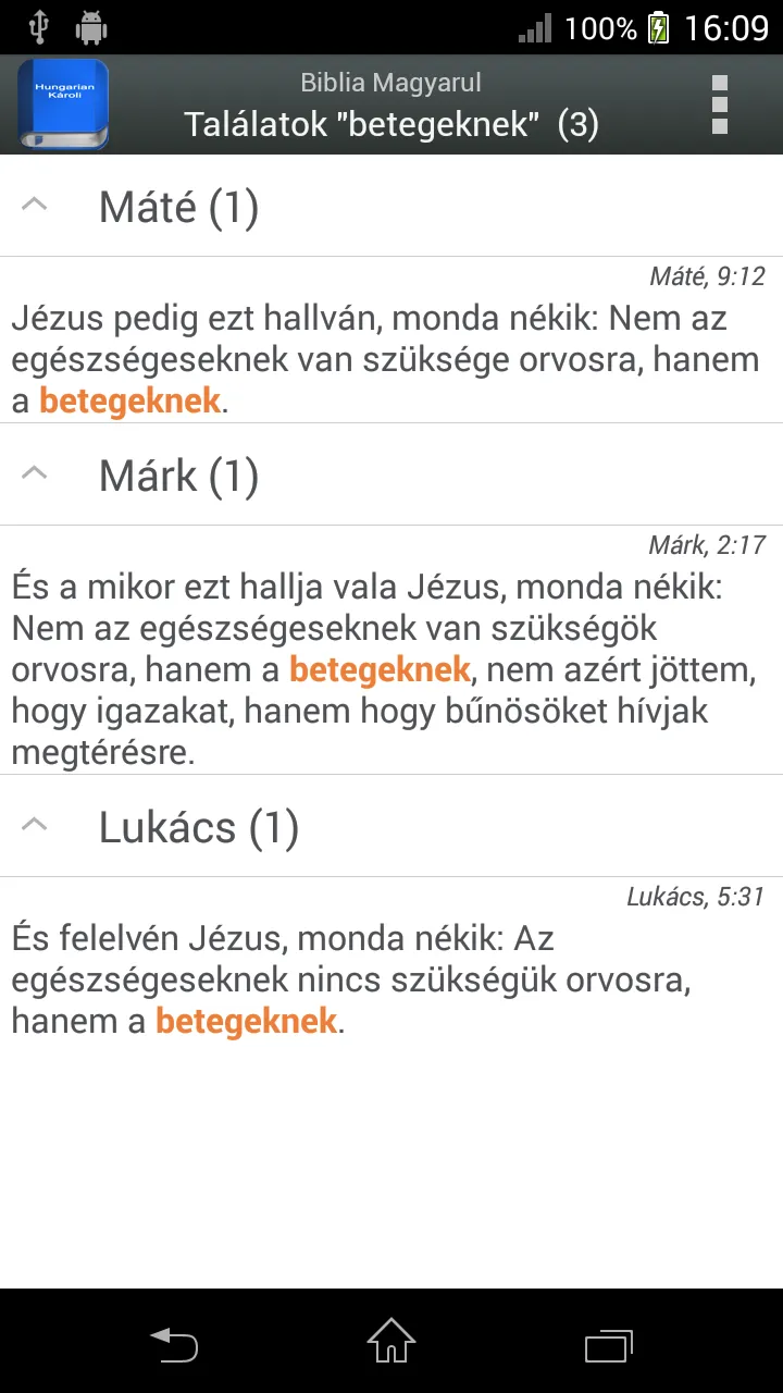 Biblia Magyarul | Indus Appstore | Screenshot