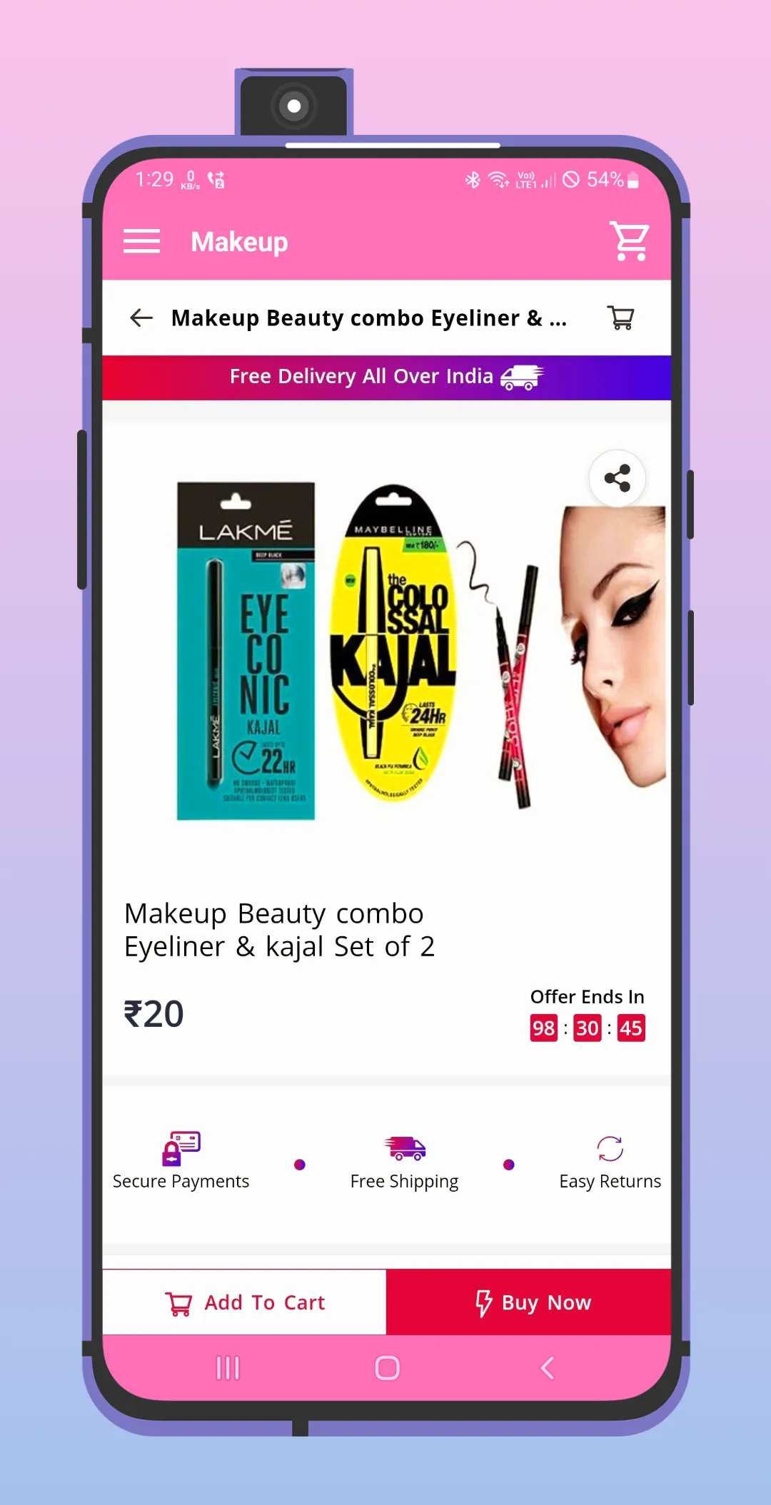 Makeup: Online Beauty Shopping | Indus Appstore | Screenshot