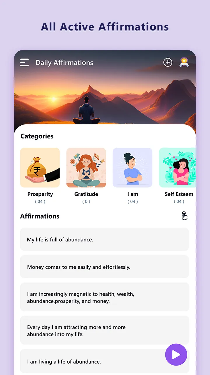 Positivity: Daily Affirmations | Indus Appstore | Screenshot