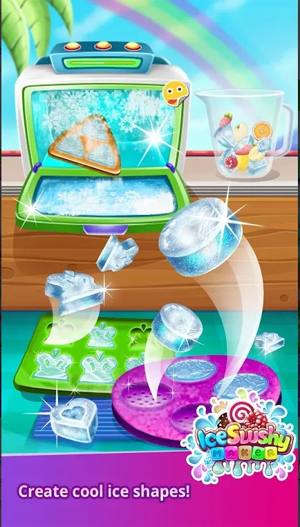 Ice Slushy Maker Rainbow Desse | Indus Appstore | Screenshot