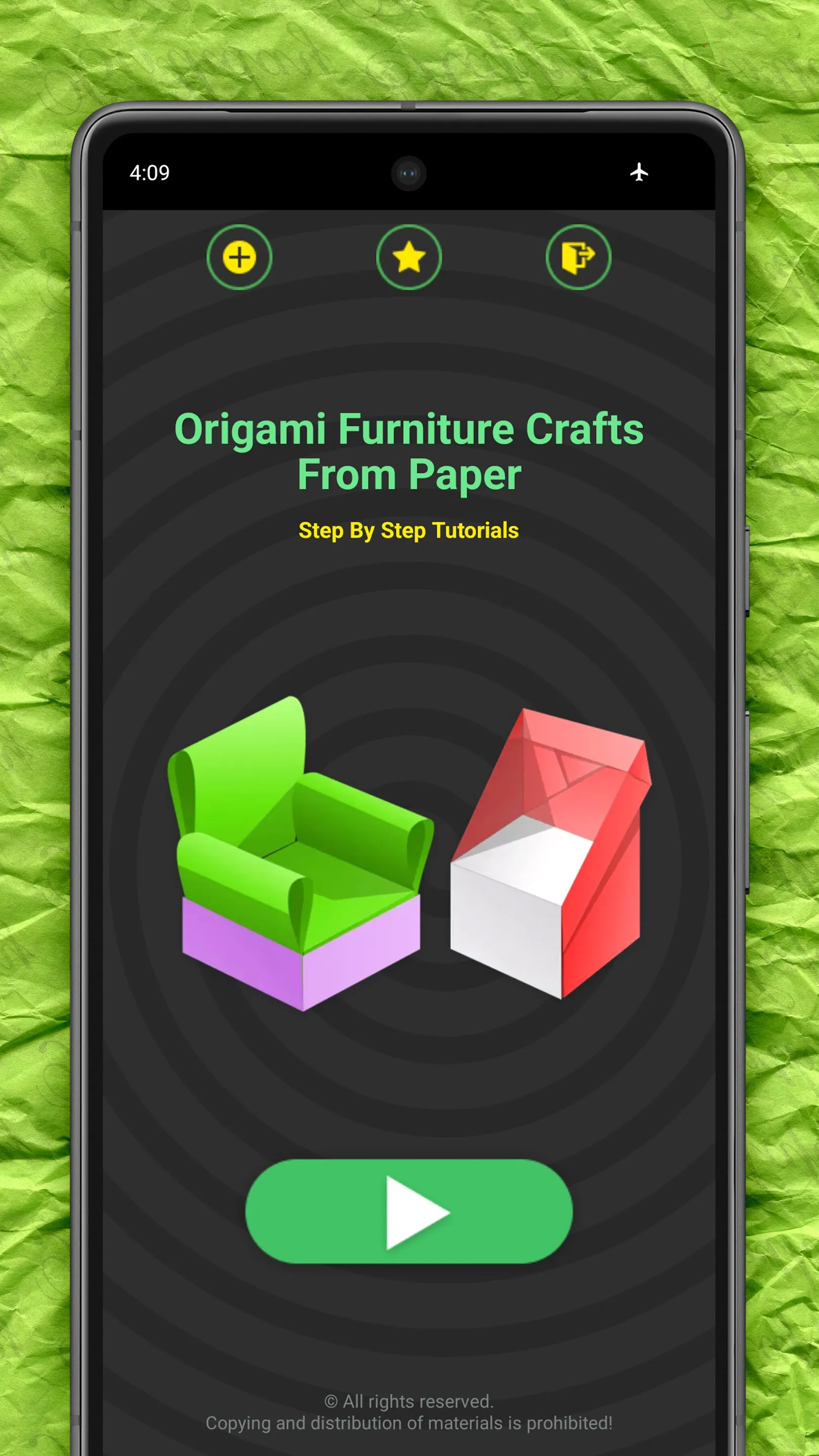 Origami Furniture From Paper | Indus Appstore | Screenshot