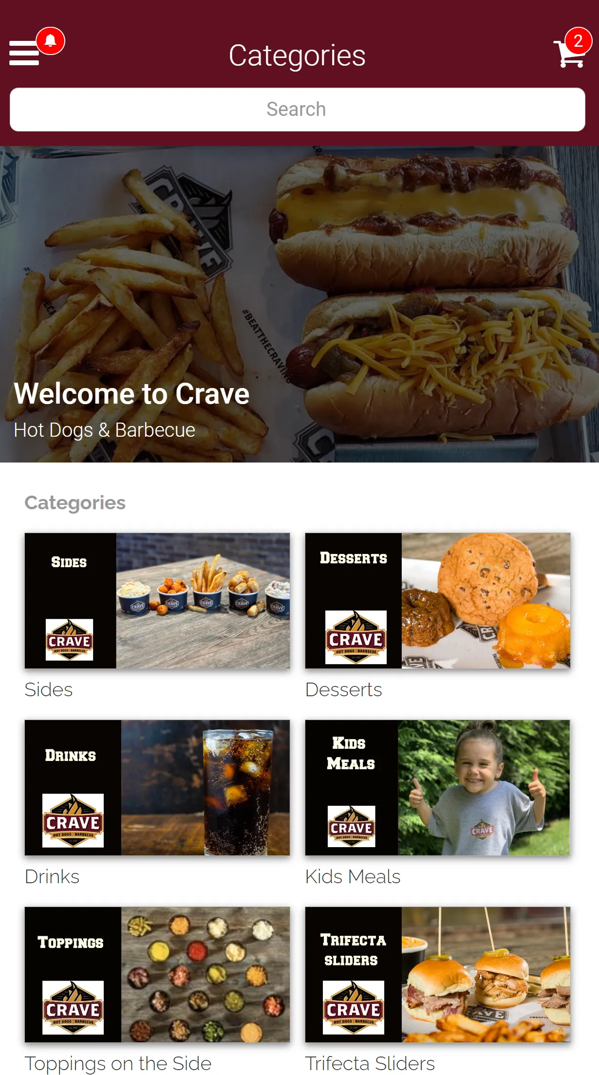 Crave Hot Dogs & BBQ | Indus Appstore | Screenshot