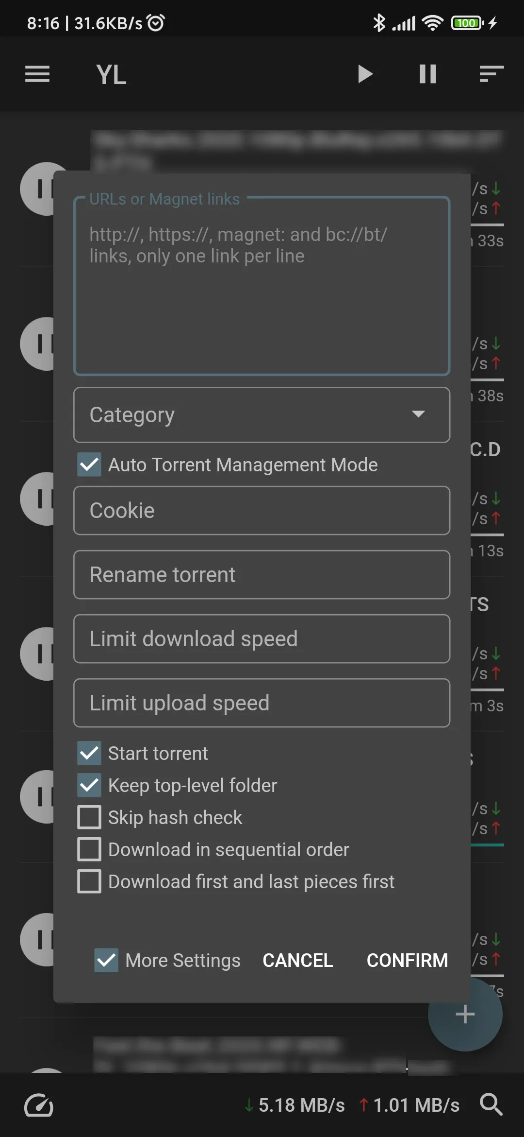 qBittorrent Remote Lite | Indus Appstore | Screenshot