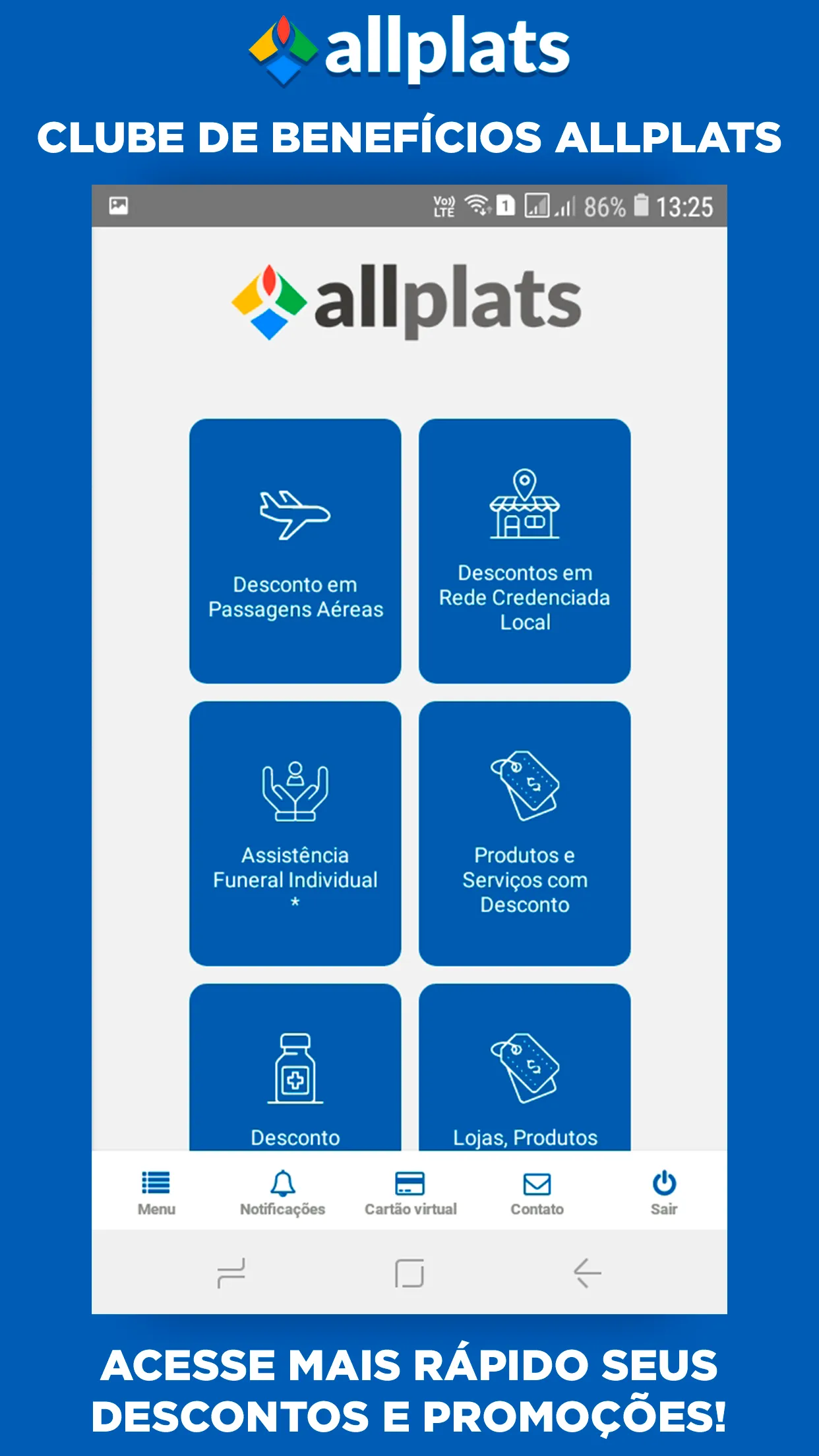 Clube de Benefícios Allplats | Indus Appstore | Screenshot