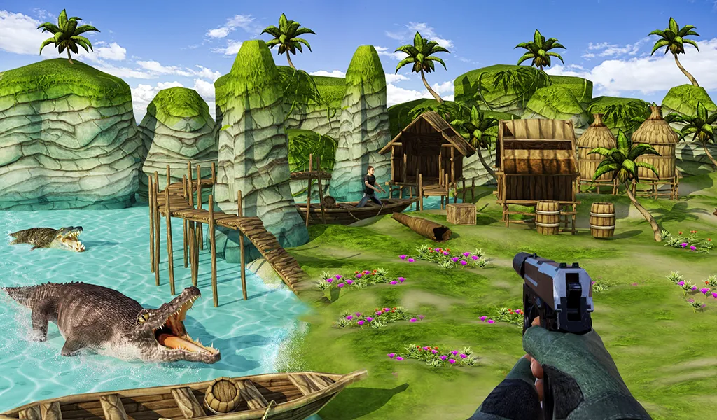 Alligator Survival Hunting 2 | Indus Appstore | Screenshot