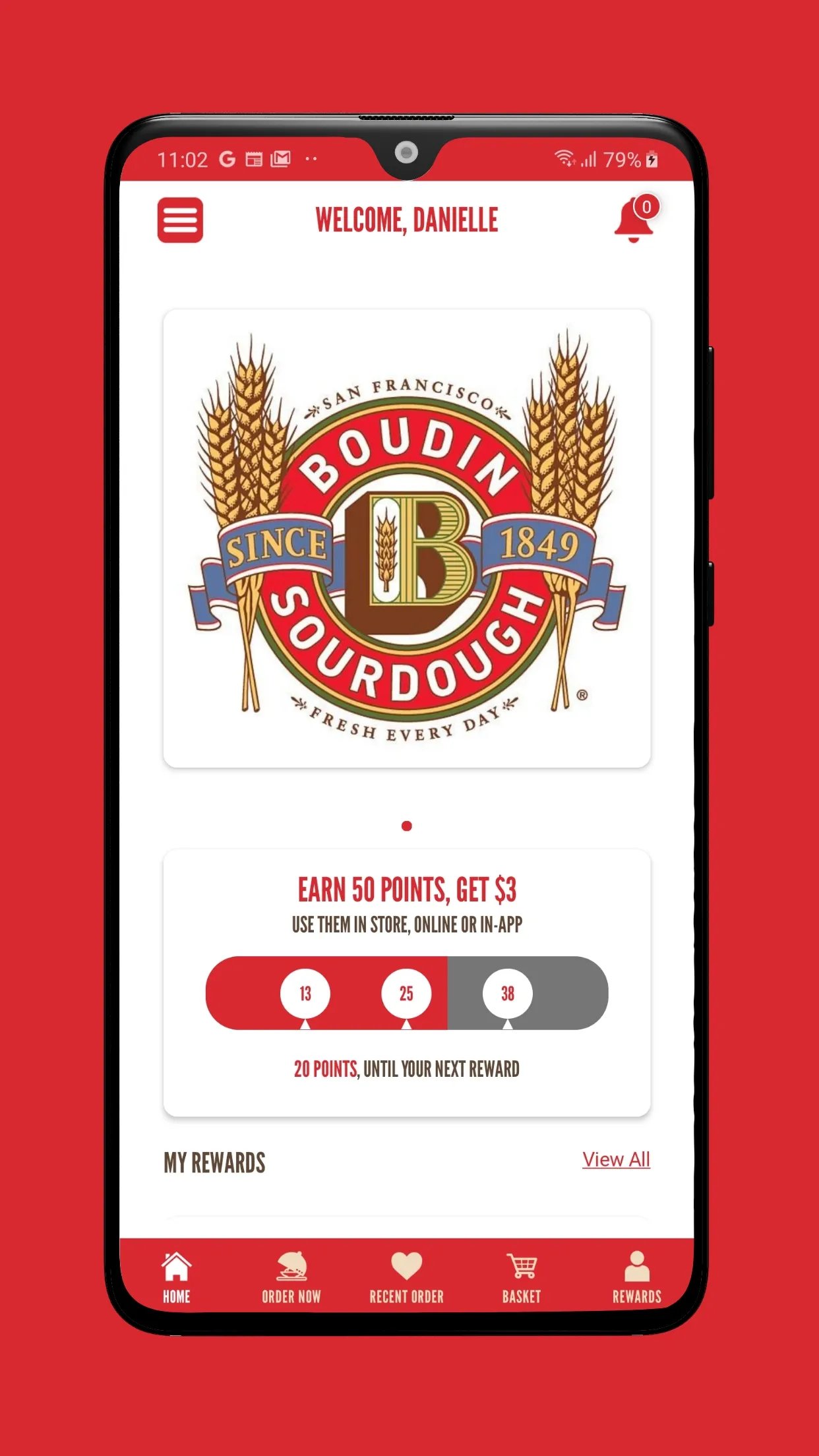 Boudin Bakery - Order, Rewards | Indus Appstore | Screenshot