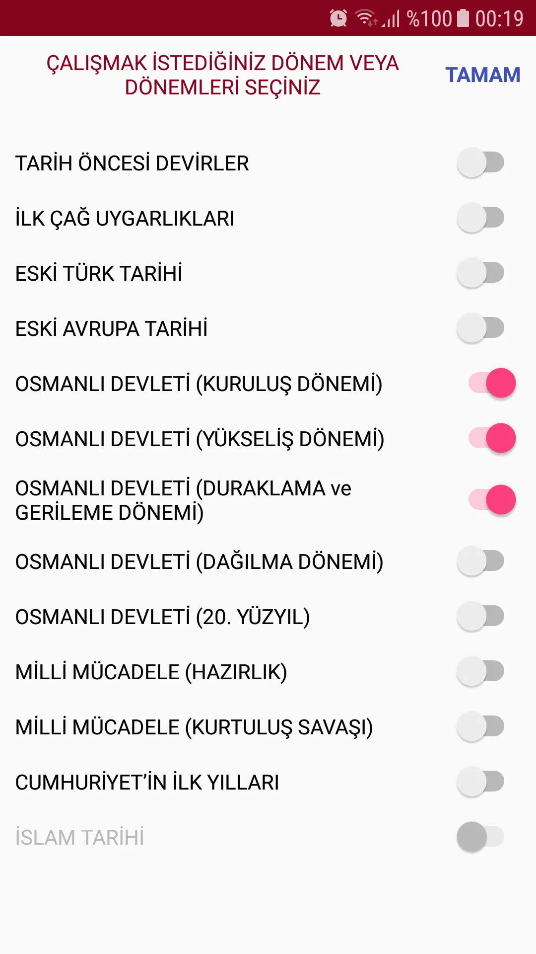 Tarihte İlkler (%100 Öğren) | Indus Appstore | Screenshot