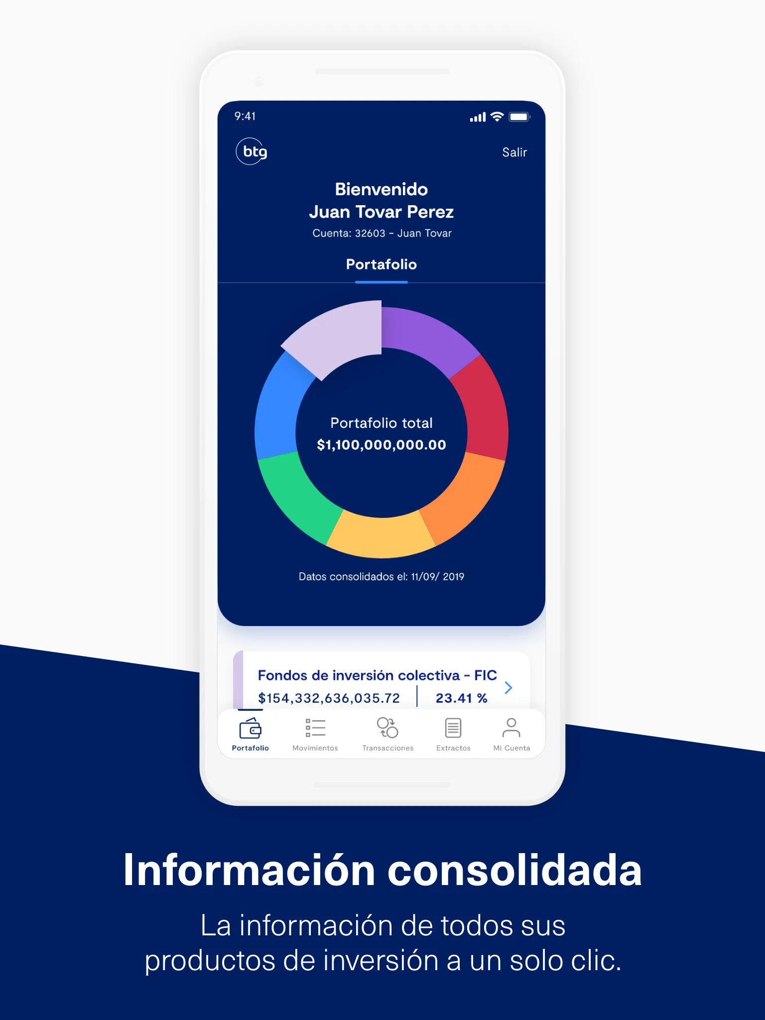 BTG Pactual Colombia | Indus Appstore | Screenshot