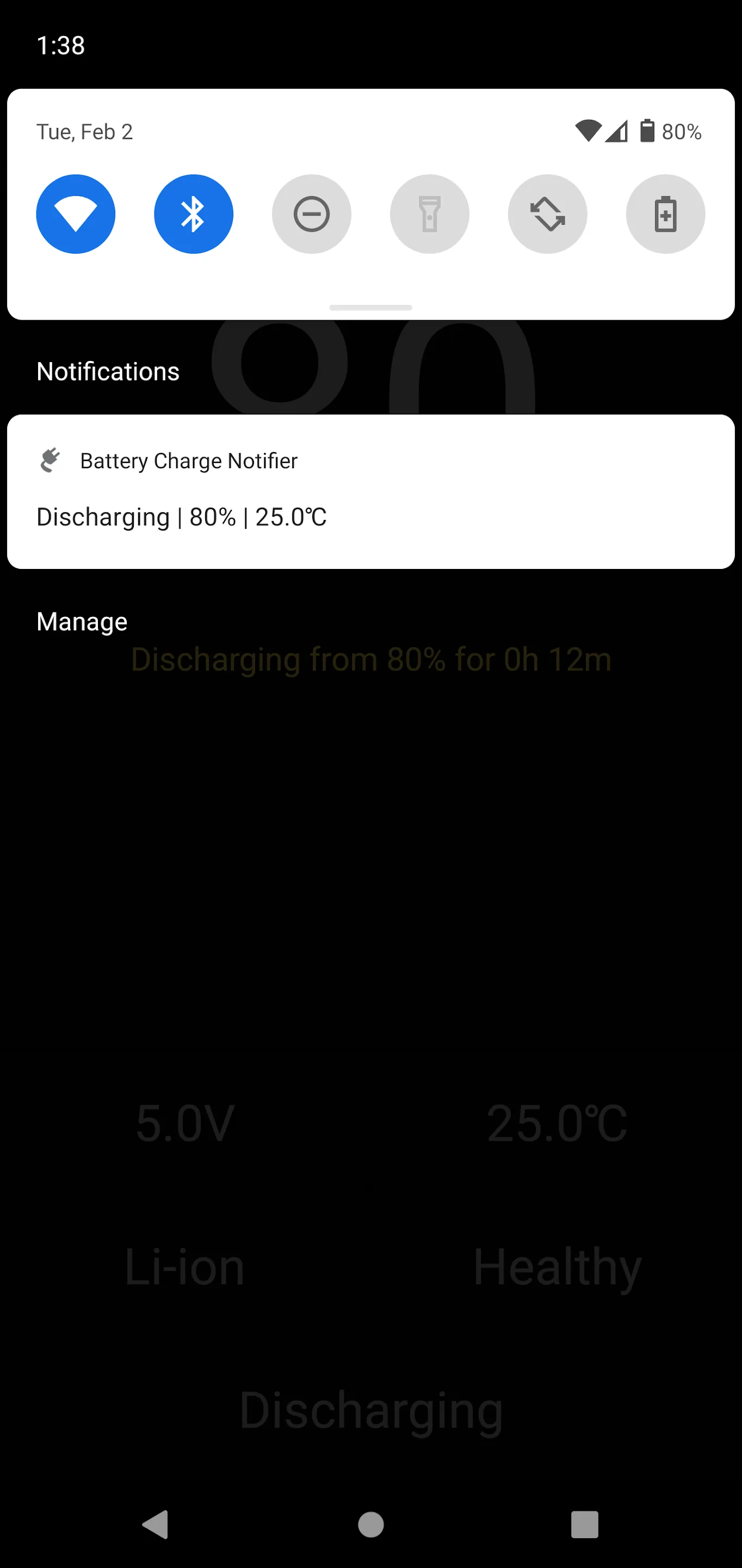 Battery Charge Notifier | Indus Appstore | Screenshot