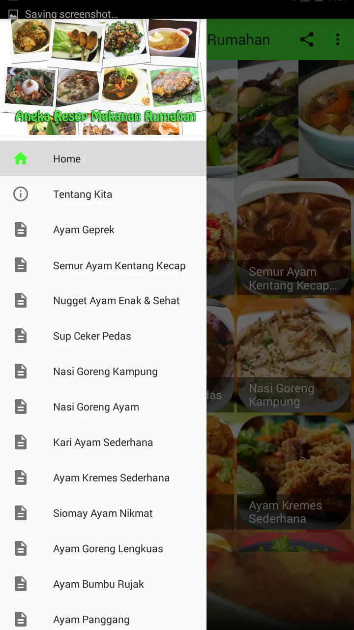 Aneka Resep Makanan Rumahan | Indus Appstore | Screenshot