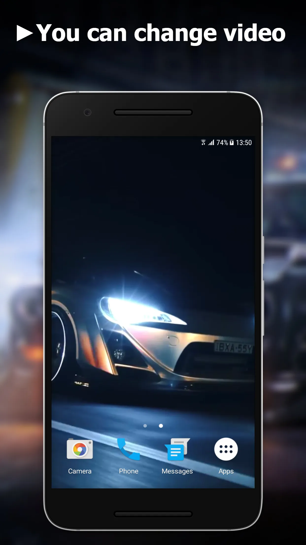 Street Racing Live Wallpaper | Indus Appstore | Screenshot