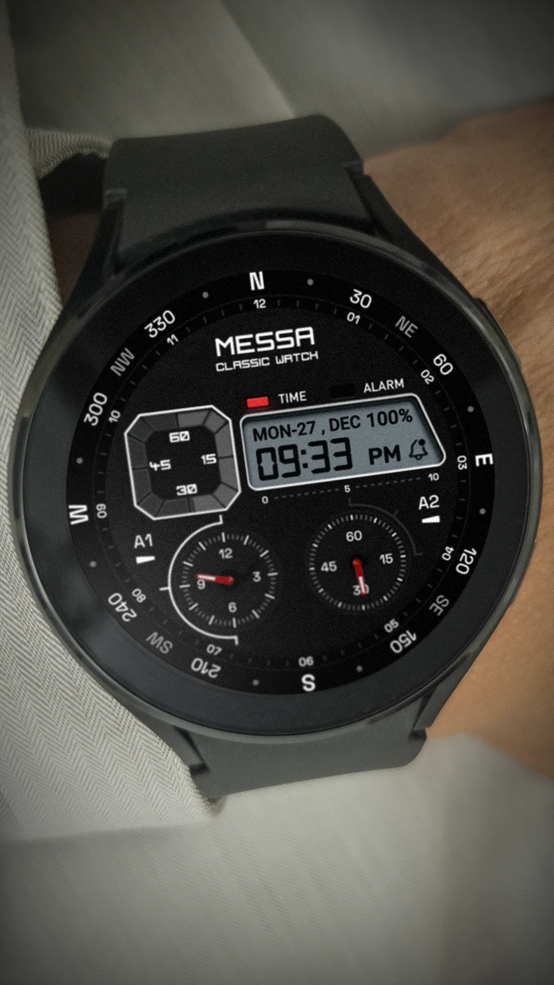 Watchface Digital Messa LX46 | Indus Appstore | Screenshot