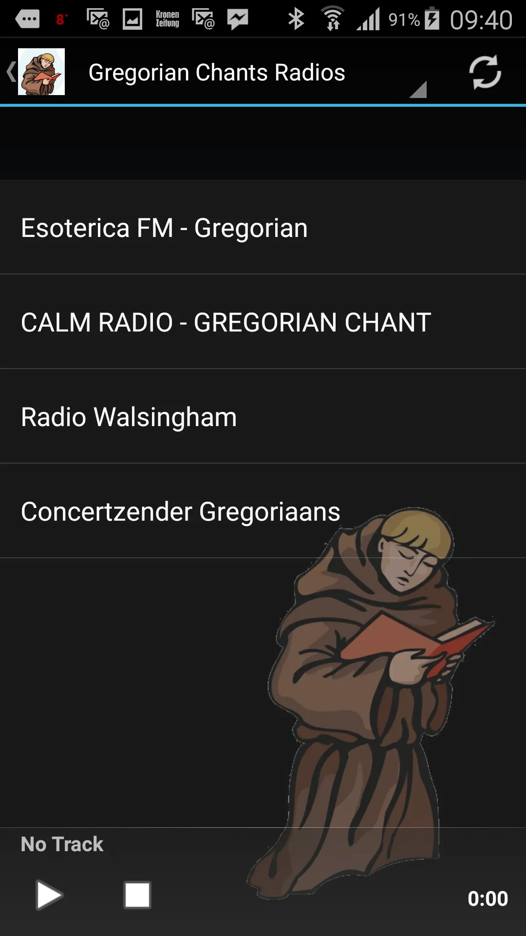 Gregorian Chant Radios | Indus Appstore | Screenshot