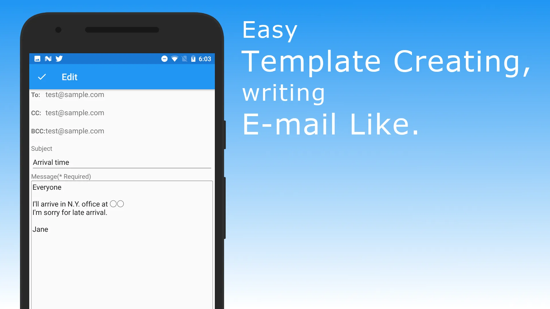 TemplateM - Mail & Message | Indus Appstore | Screenshot