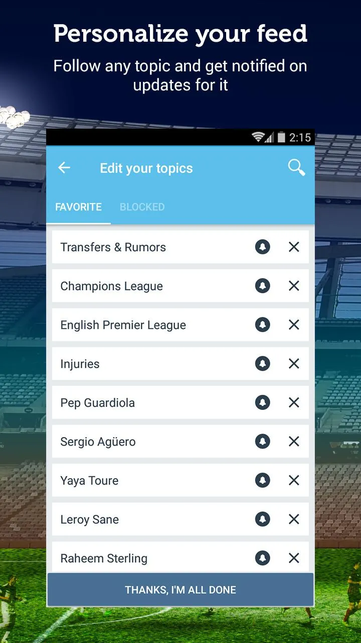 Unofficial Man City News | Indus Appstore | Screenshot