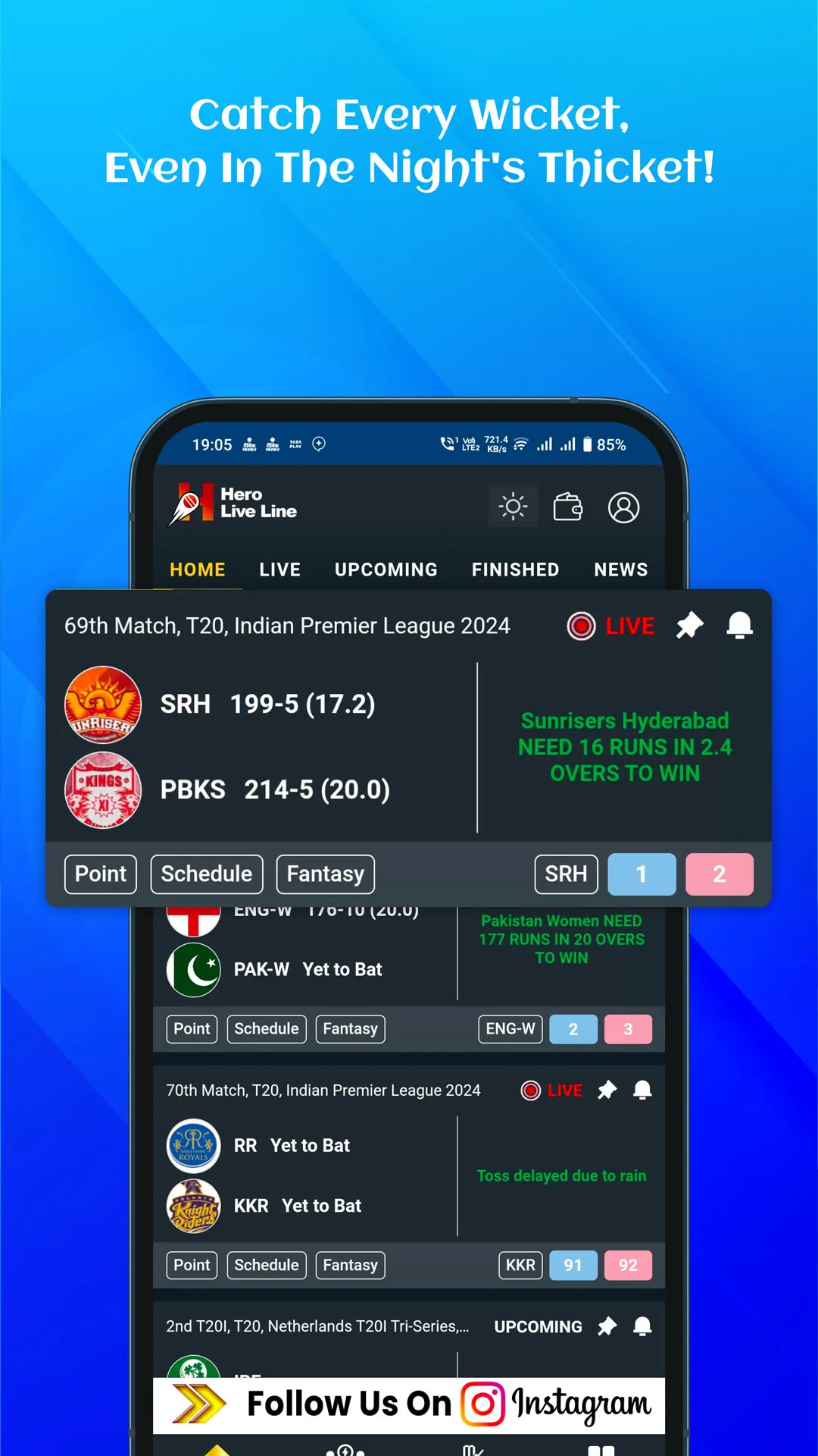 Hero Live Line - Cricket Score | Indus Appstore | Screenshot