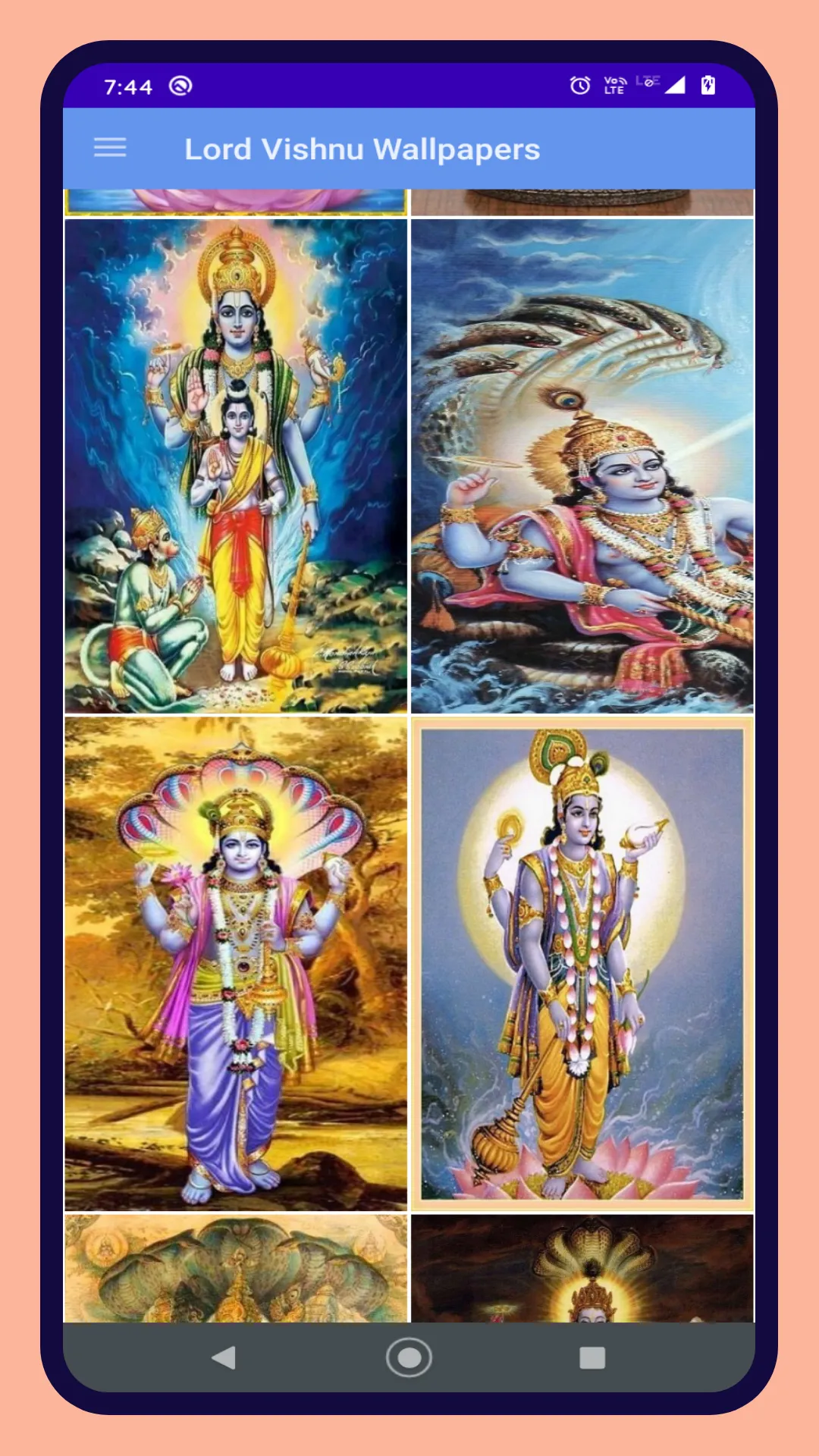 Lord Vishnu Wallpapers | Indus Appstore | Screenshot