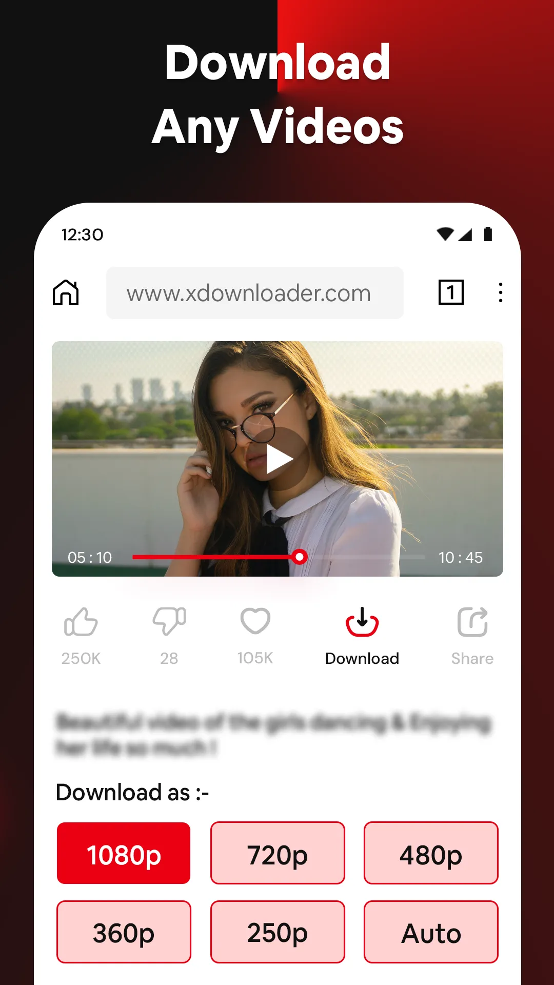 X Video Downloader - Browser | Indus Appstore | Screenshot