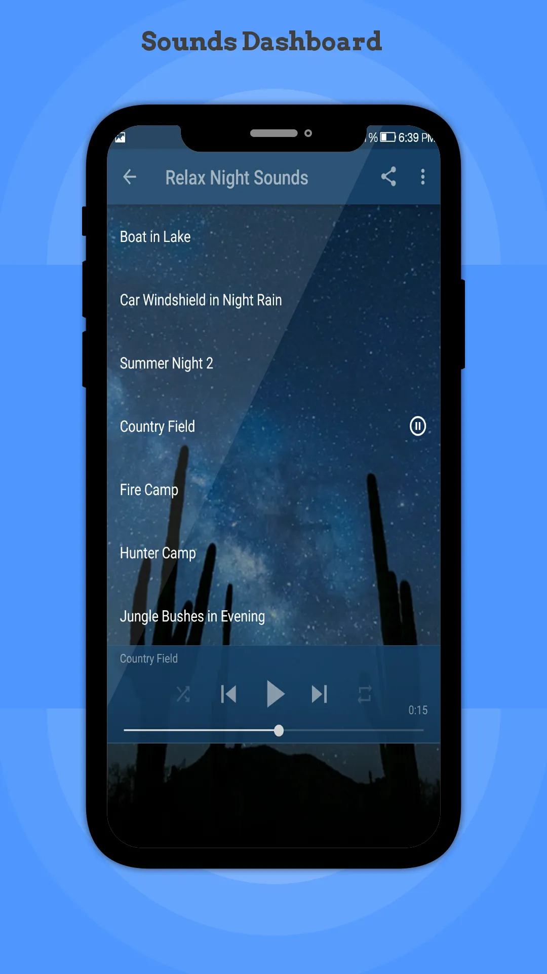 Relax Night Sounds | Indus Appstore | Screenshot