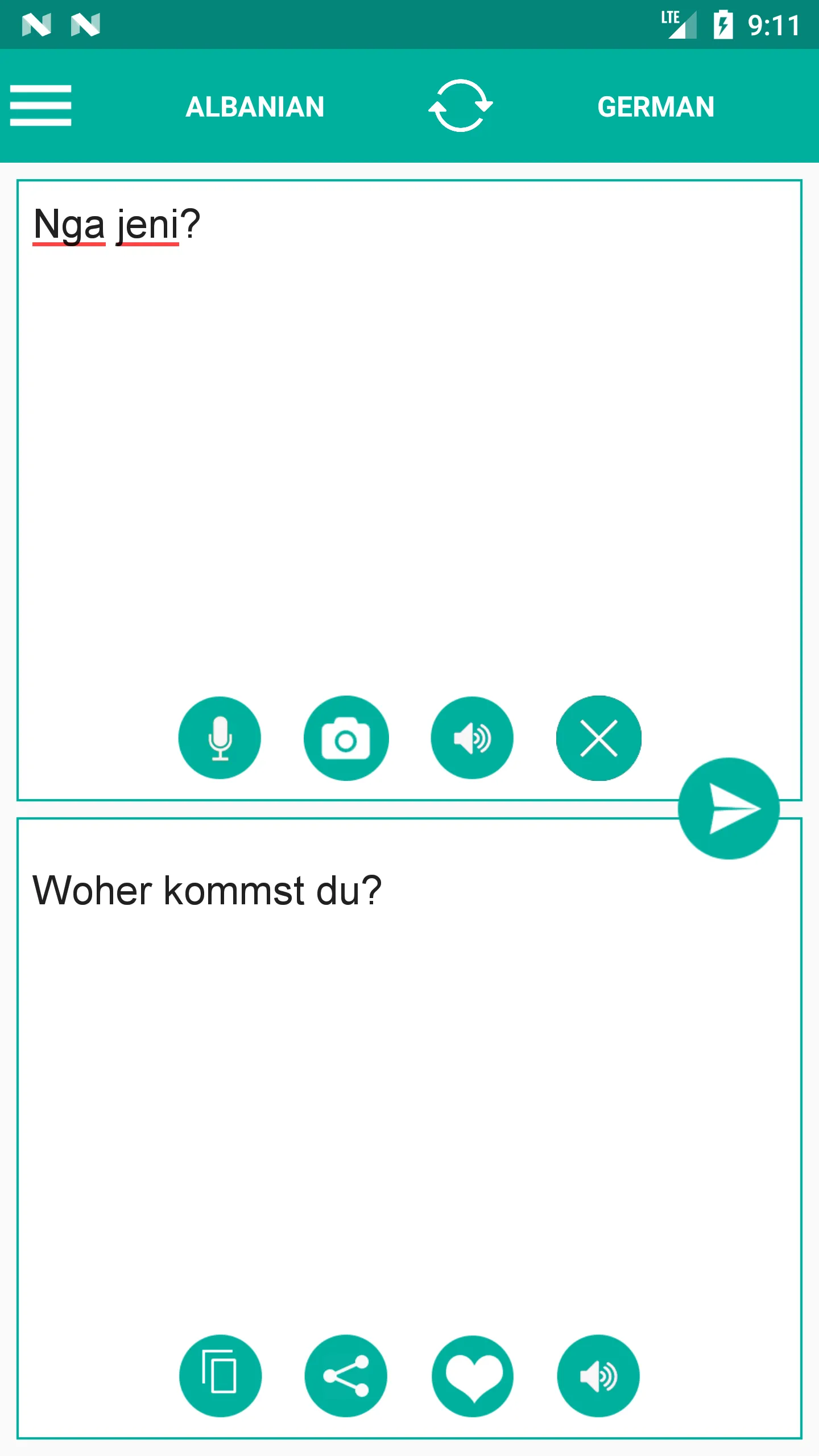 Albanian German Translator | Indus Appstore | Screenshot
