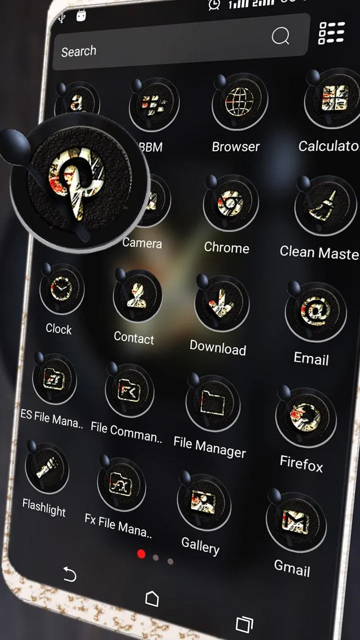 Salad Dish Black Theme | Indus Appstore | Screenshot