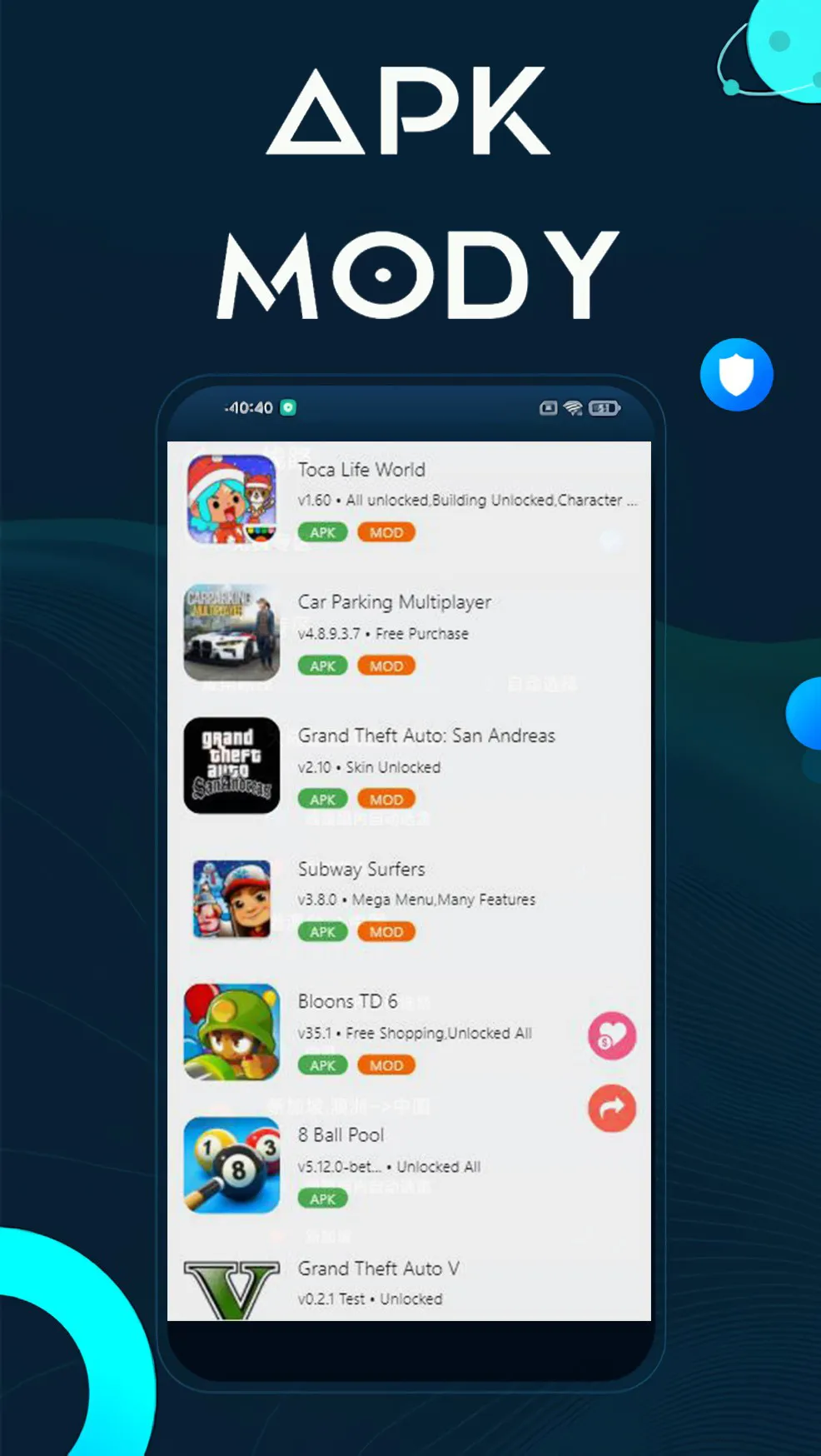 Mody - OneClick to All APK MOD | Indus Appstore | Screenshot