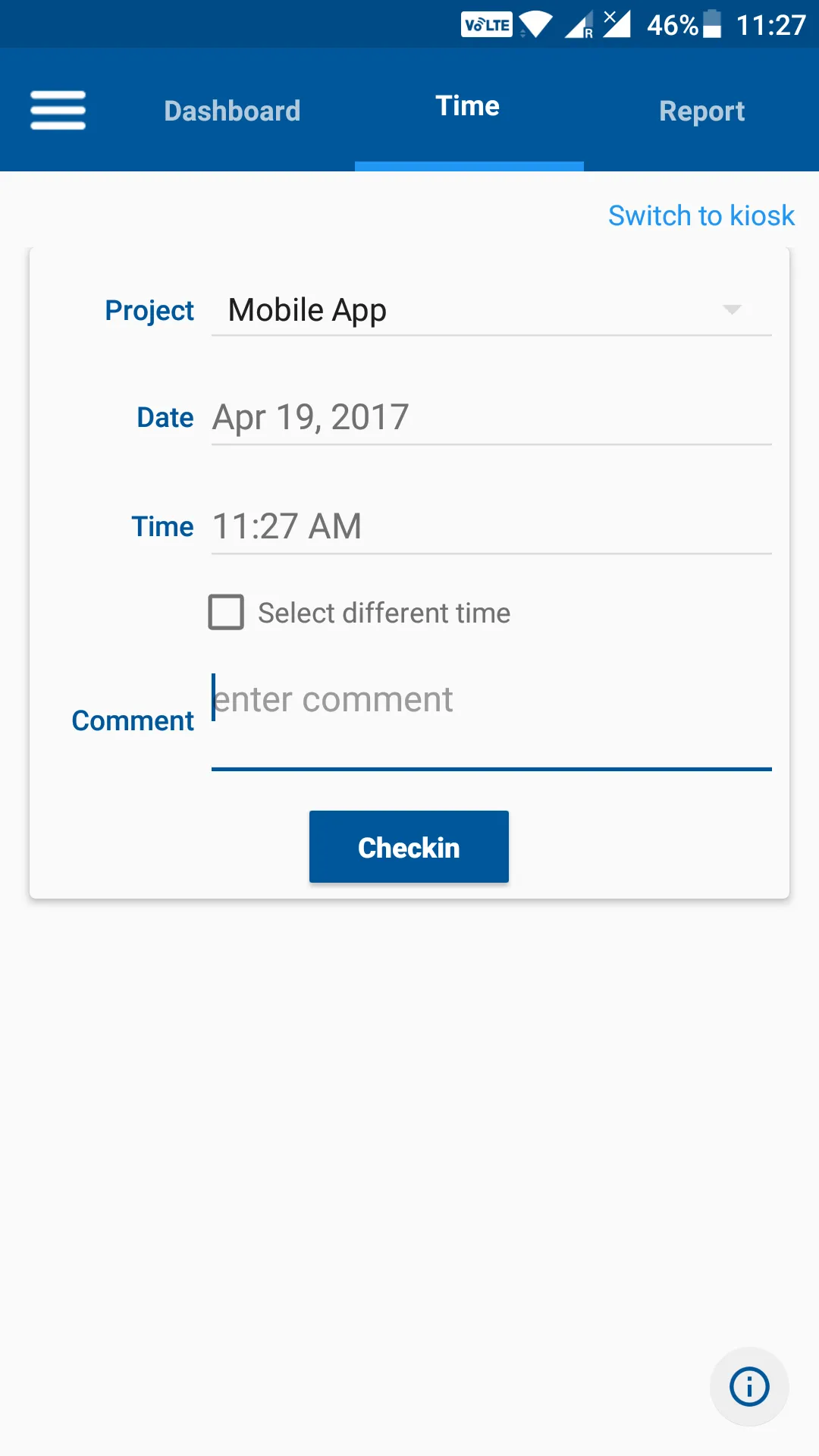 Timecard | Indus Appstore | Screenshot