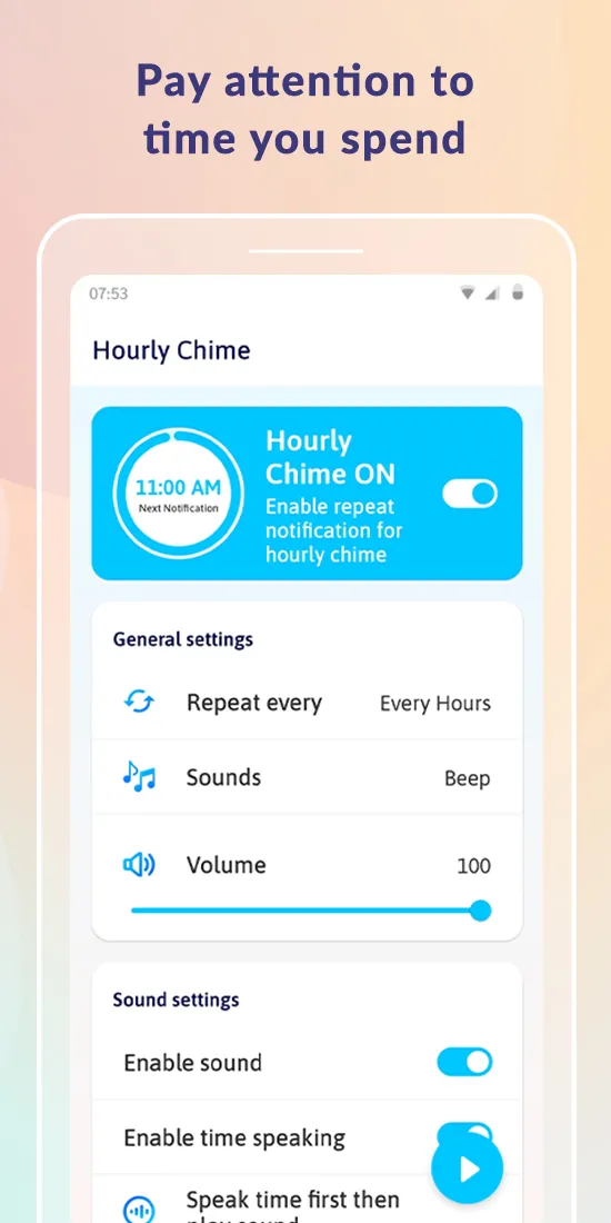 Hourly Chime: Time Manager | Indus Appstore | Screenshot