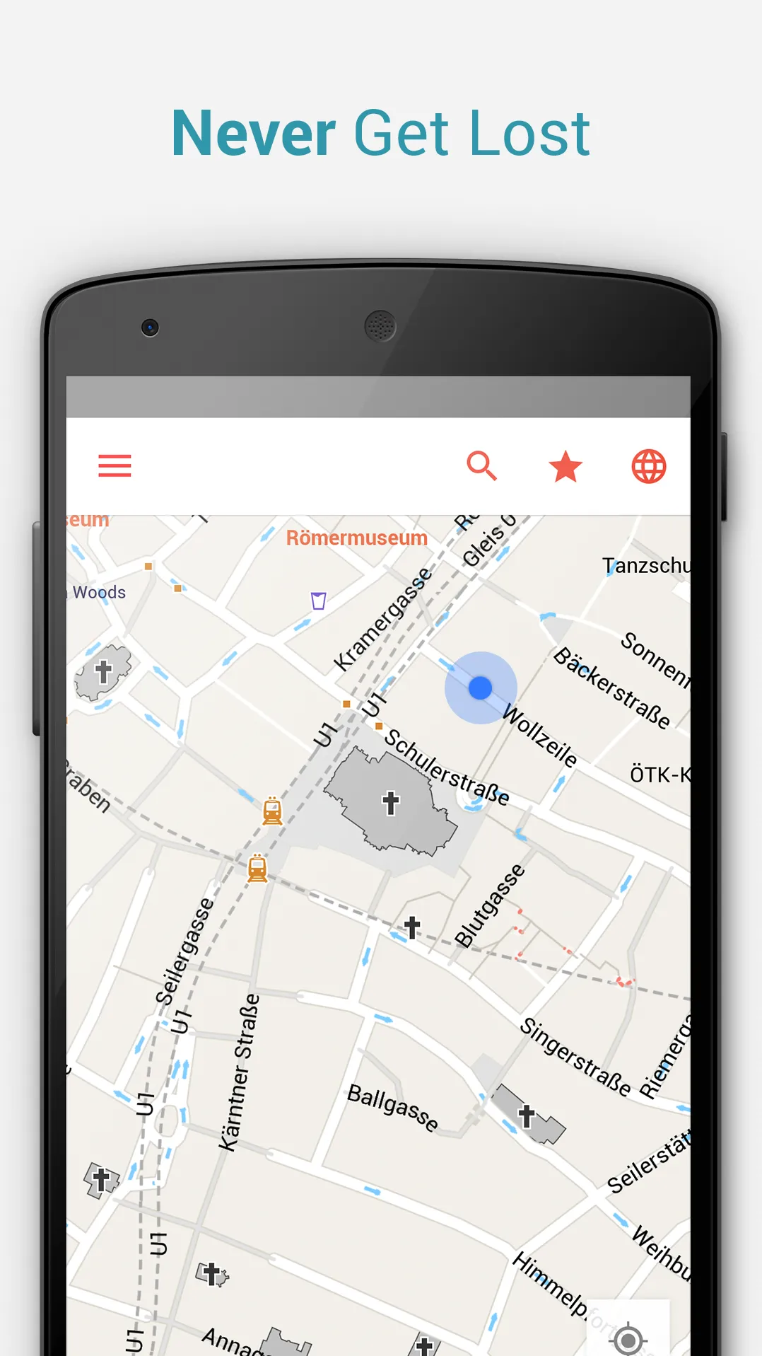 Vienna Offline City Map | Indus Appstore | Screenshot