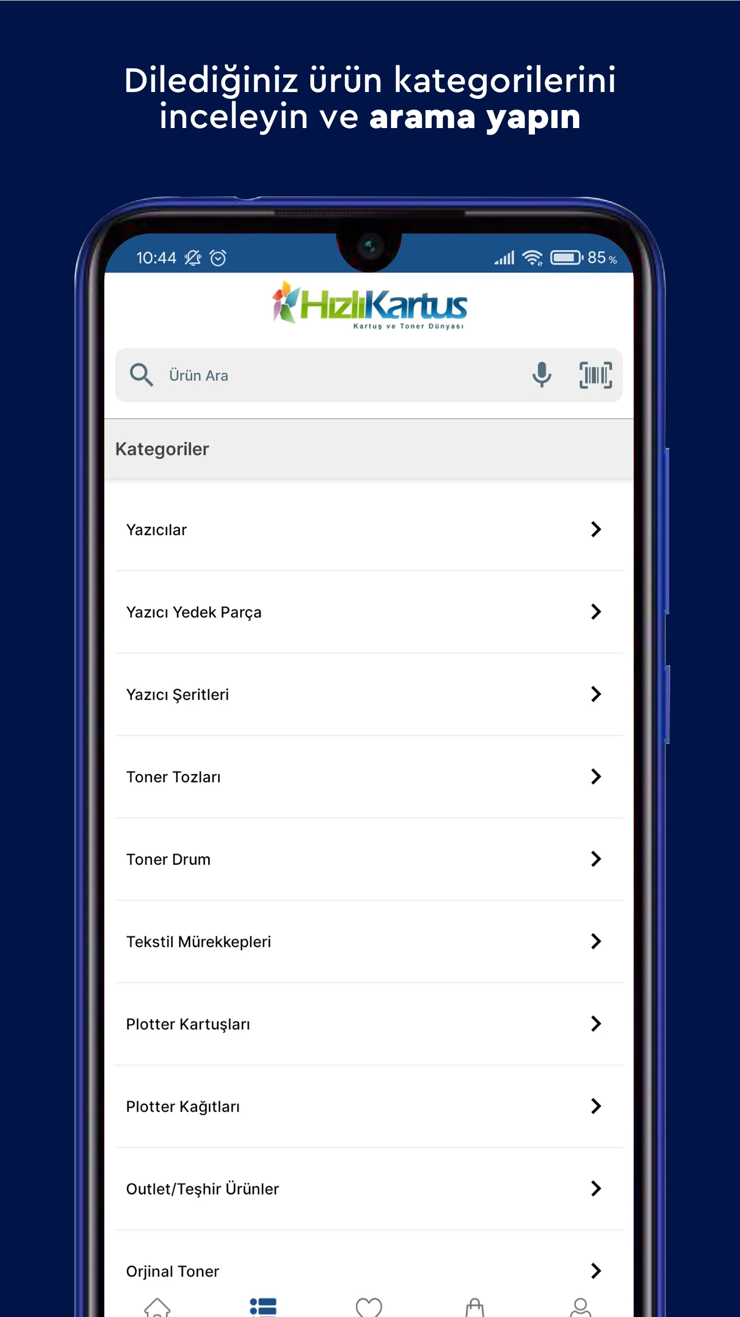 Hızlıkartuş - Kartuş ve Toner  | Indus Appstore | Screenshot