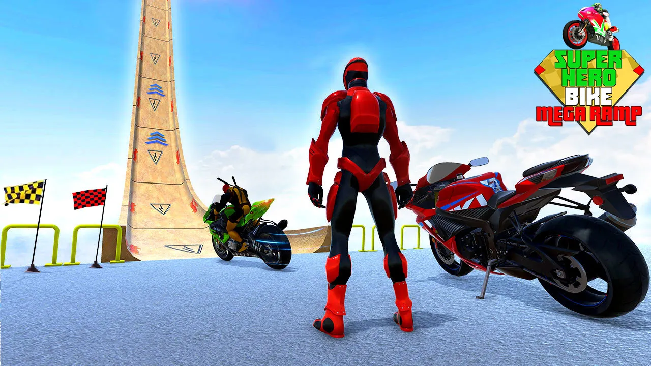 Superhero Bike Game Stunt Race | Indus Appstore | Screenshot