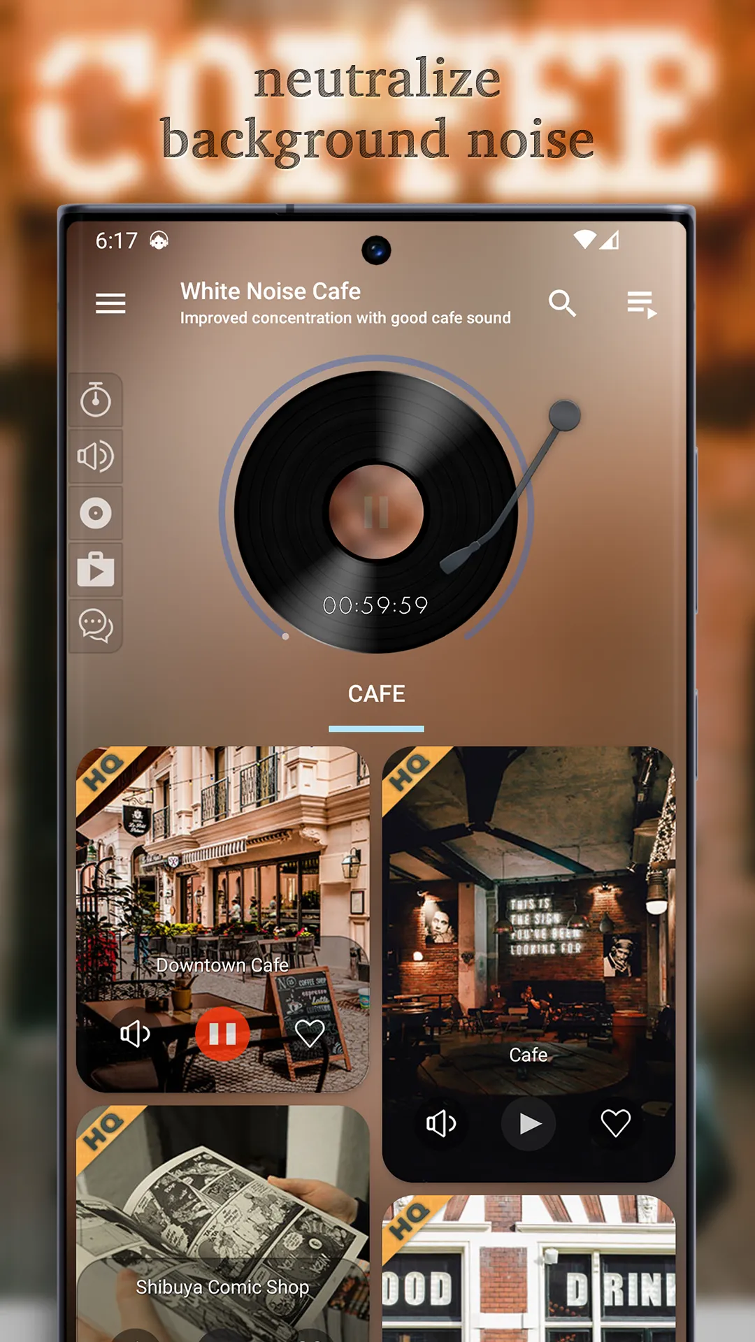 White Noise: Cafe | Indus Appstore | Screenshot