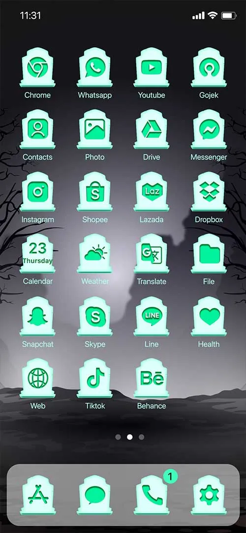 Wow Dark Halloween Theme | Indus Appstore | Screenshot