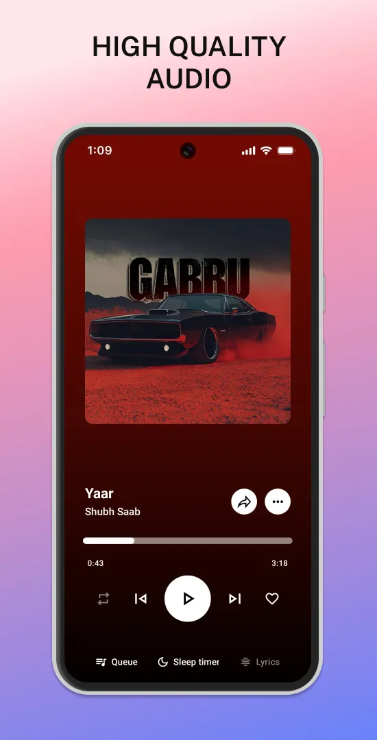 FabTune: Online Music Player | Indus Appstore | Screenshot