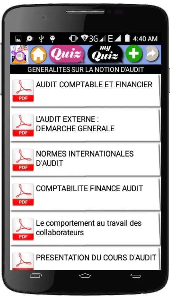 Cours d Audit General | Indus Appstore | Screenshot