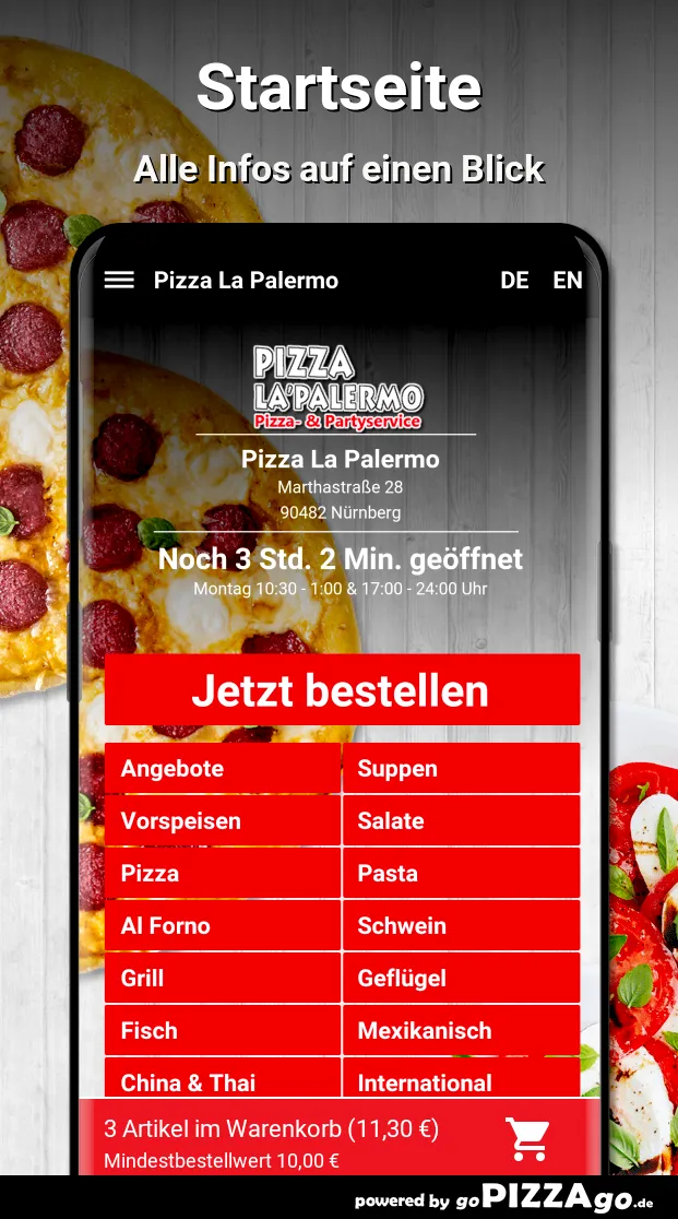 Pizza La Palermo Nürnberg | Indus Appstore | Screenshot