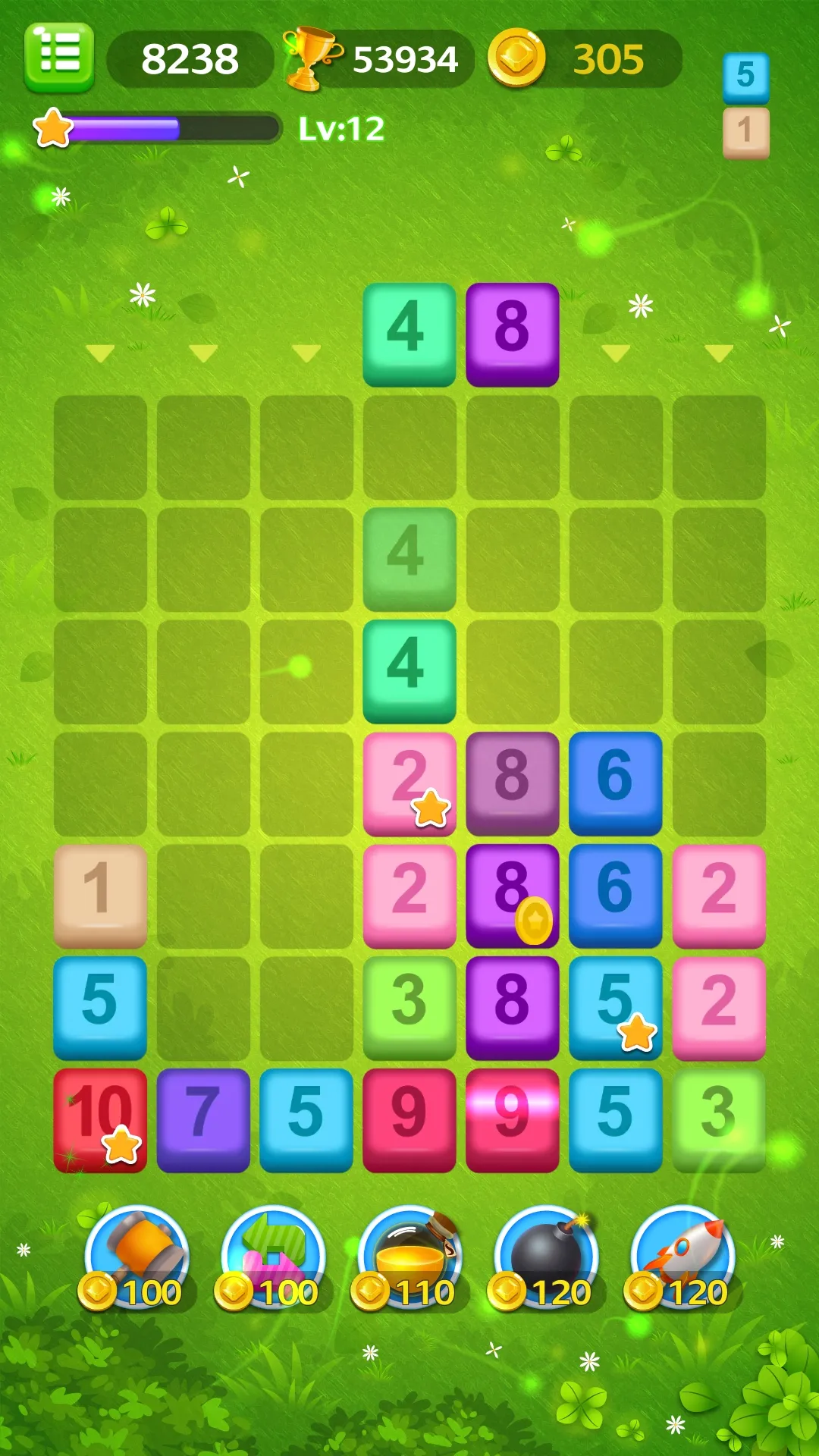 Merge Number Puzzle | Indus Appstore | Screenshot