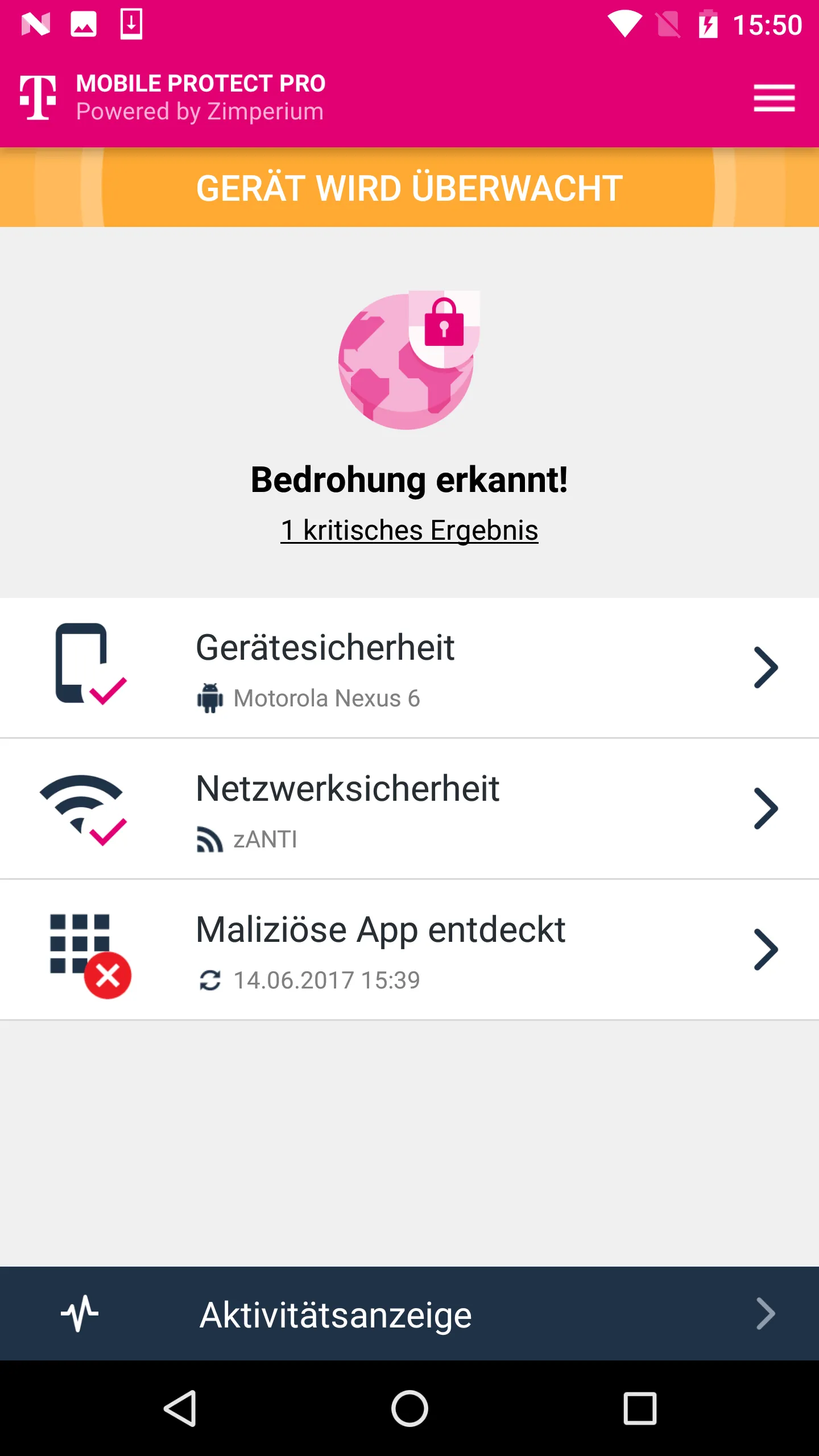 Telekom Mobile Protect Pro | Indus Appstore | Screenshot