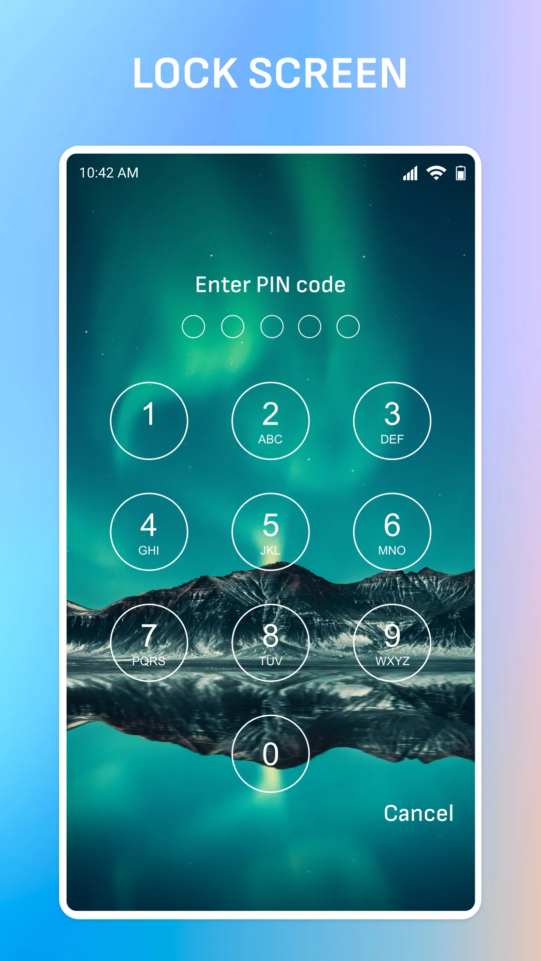 Lock screen passcode | Indus Appstore | Screenshot